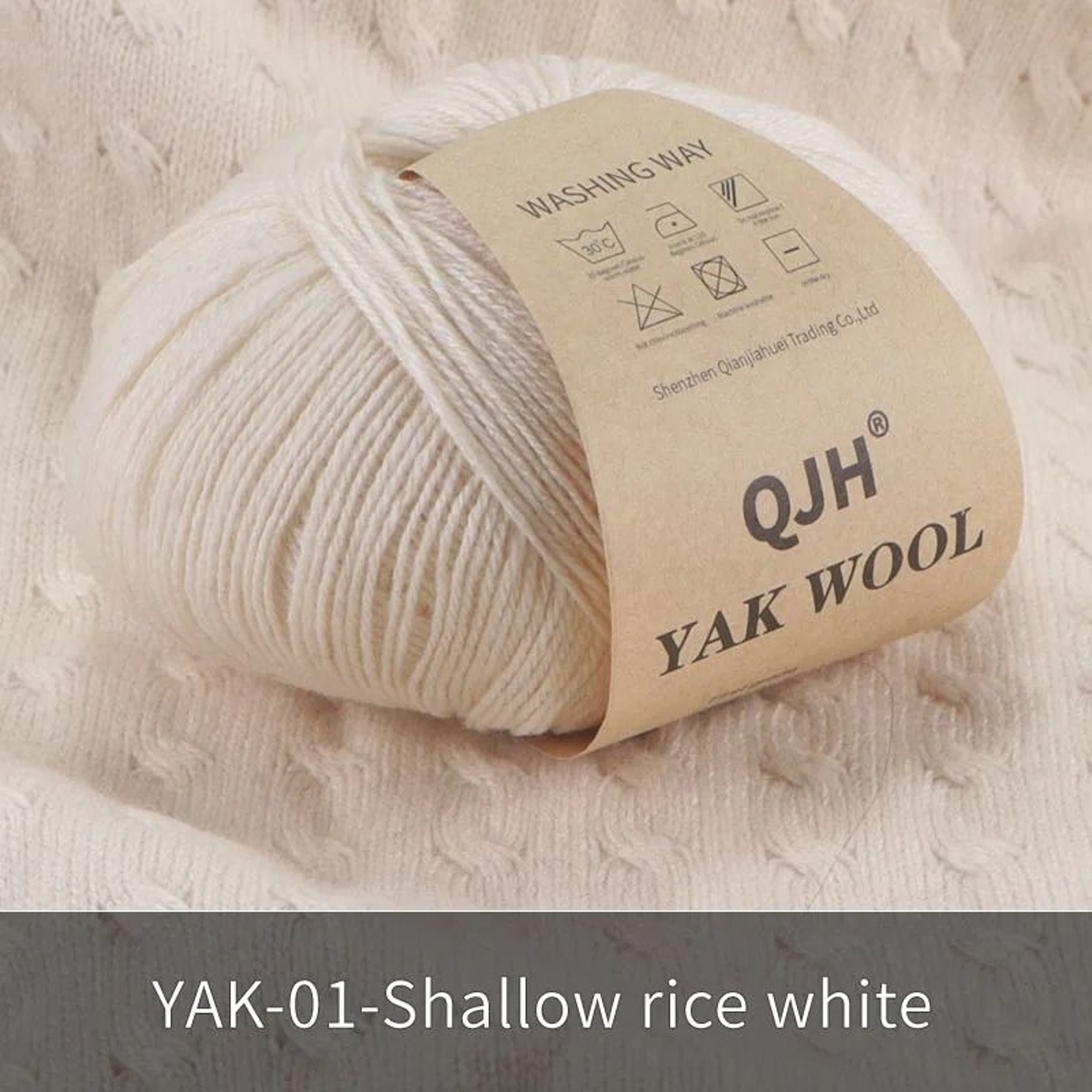 3Piece Yak Wool HandKnitting  Crochet Yarn Set 12