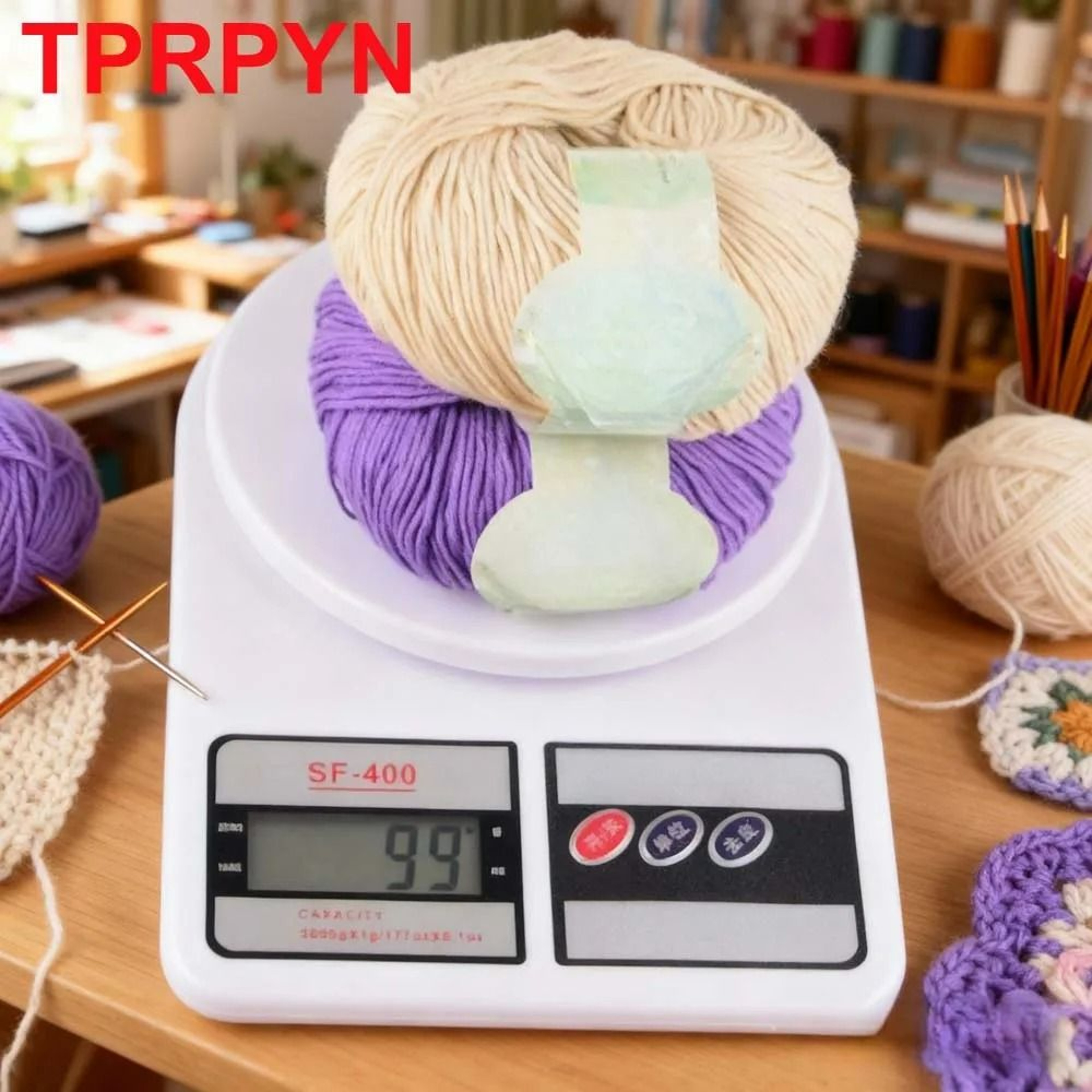 2Piece 100 Pure Cotton HandKnitting  Crochet Yarn Set 3