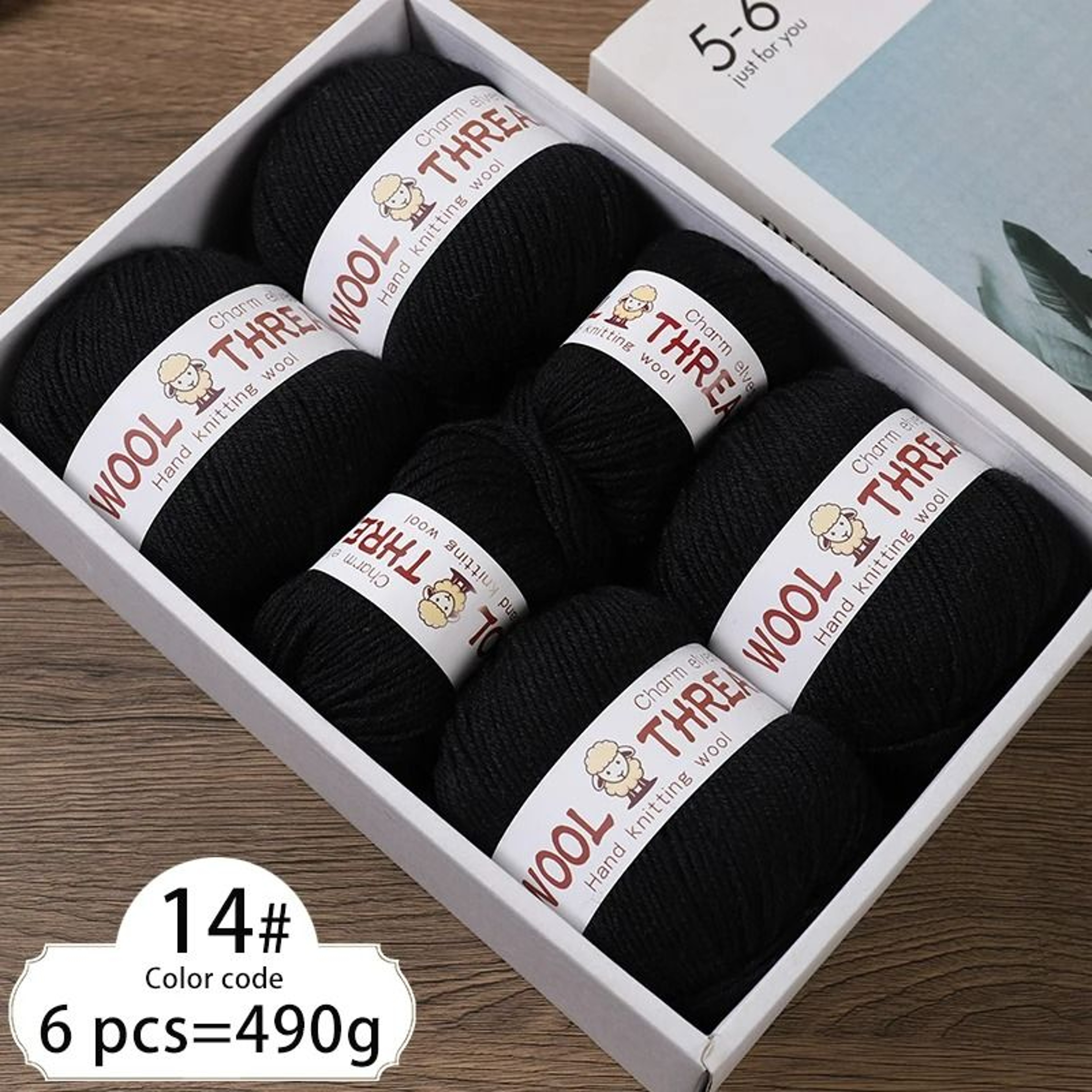 11 Lb MediumCoarse Fine Wool HandKnitting Yarn 12