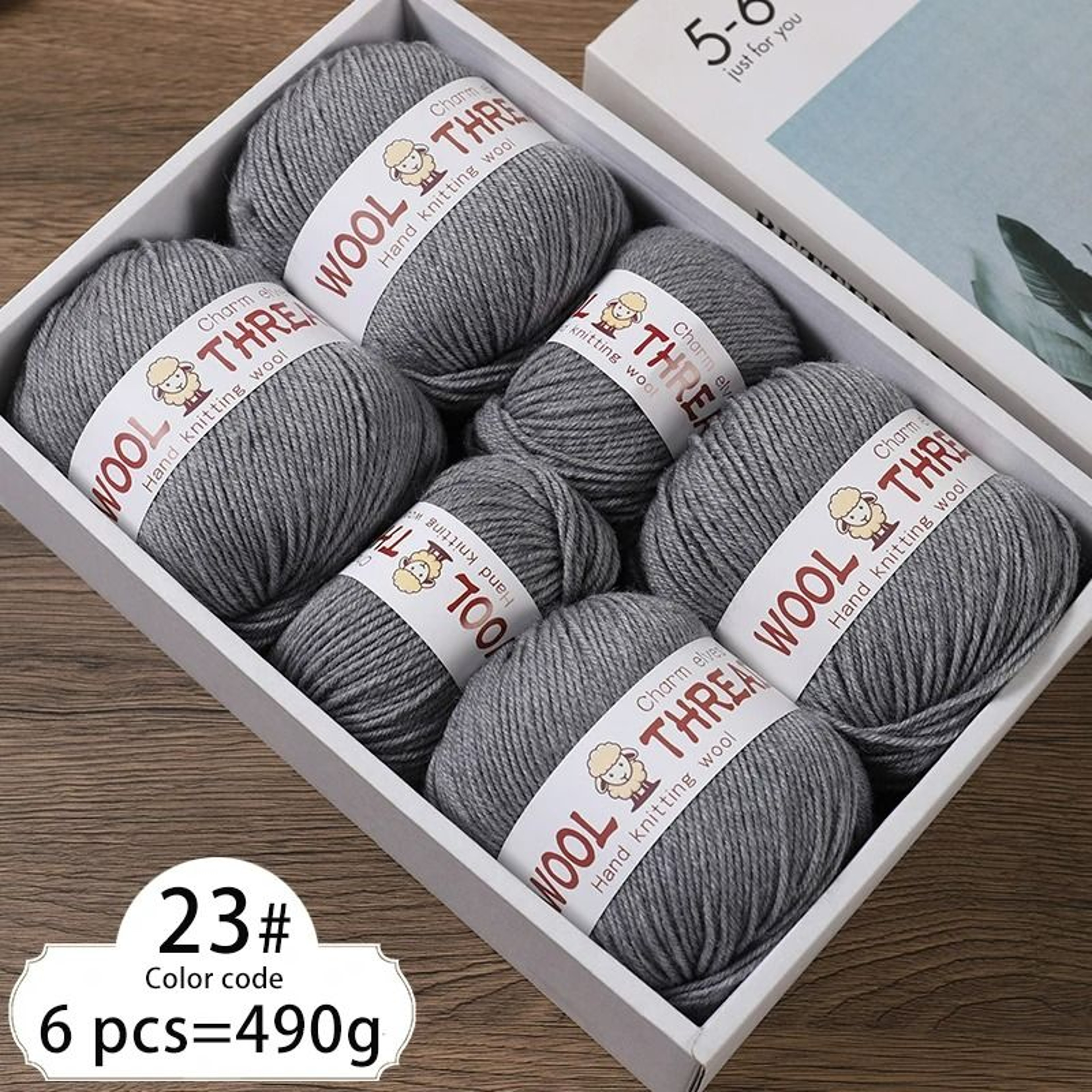 11 Lb MediumCoarse Fine Wool HandKnitting Yarn 14