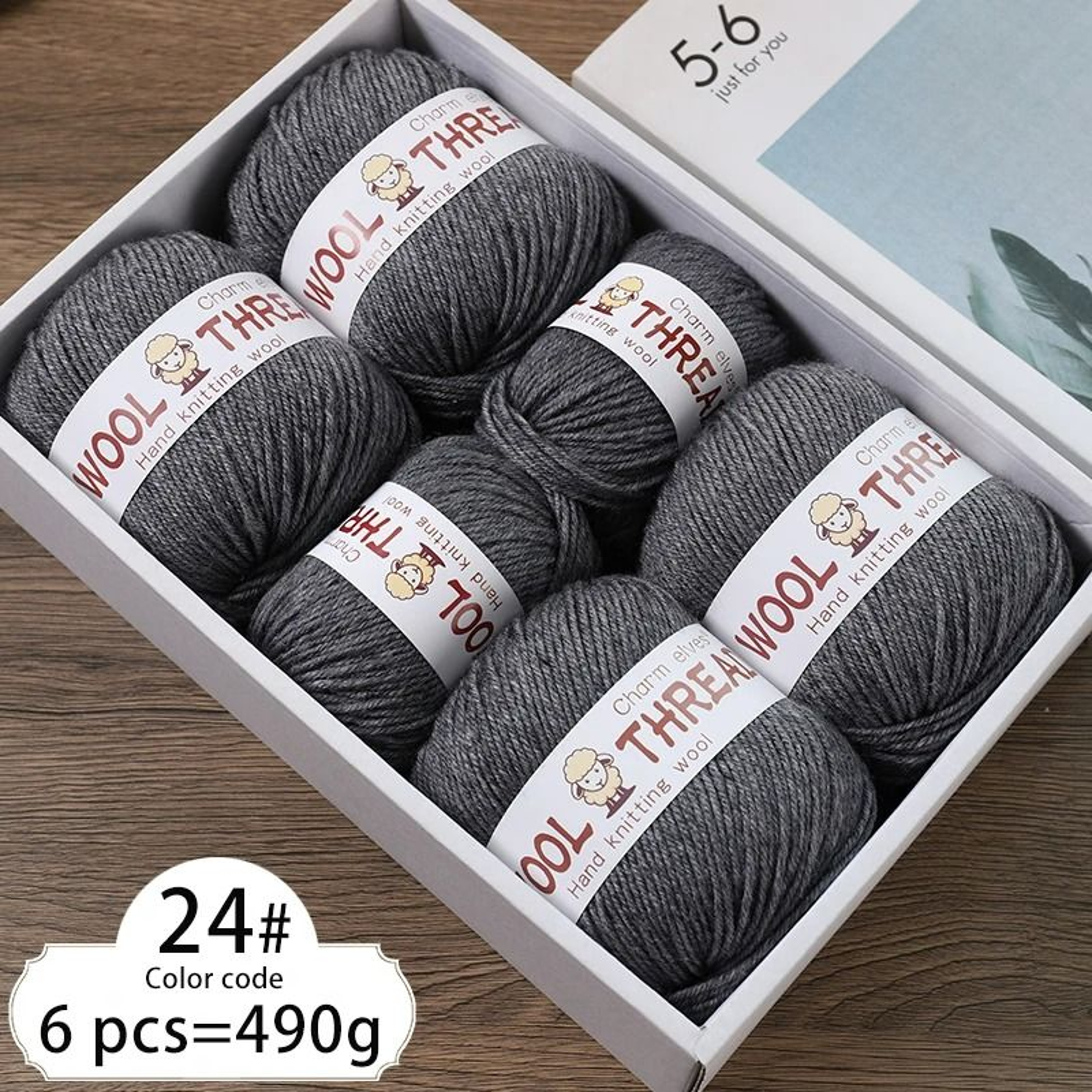11 Lb MediumCoarse Fine Wool HandKnitting Yarn 15