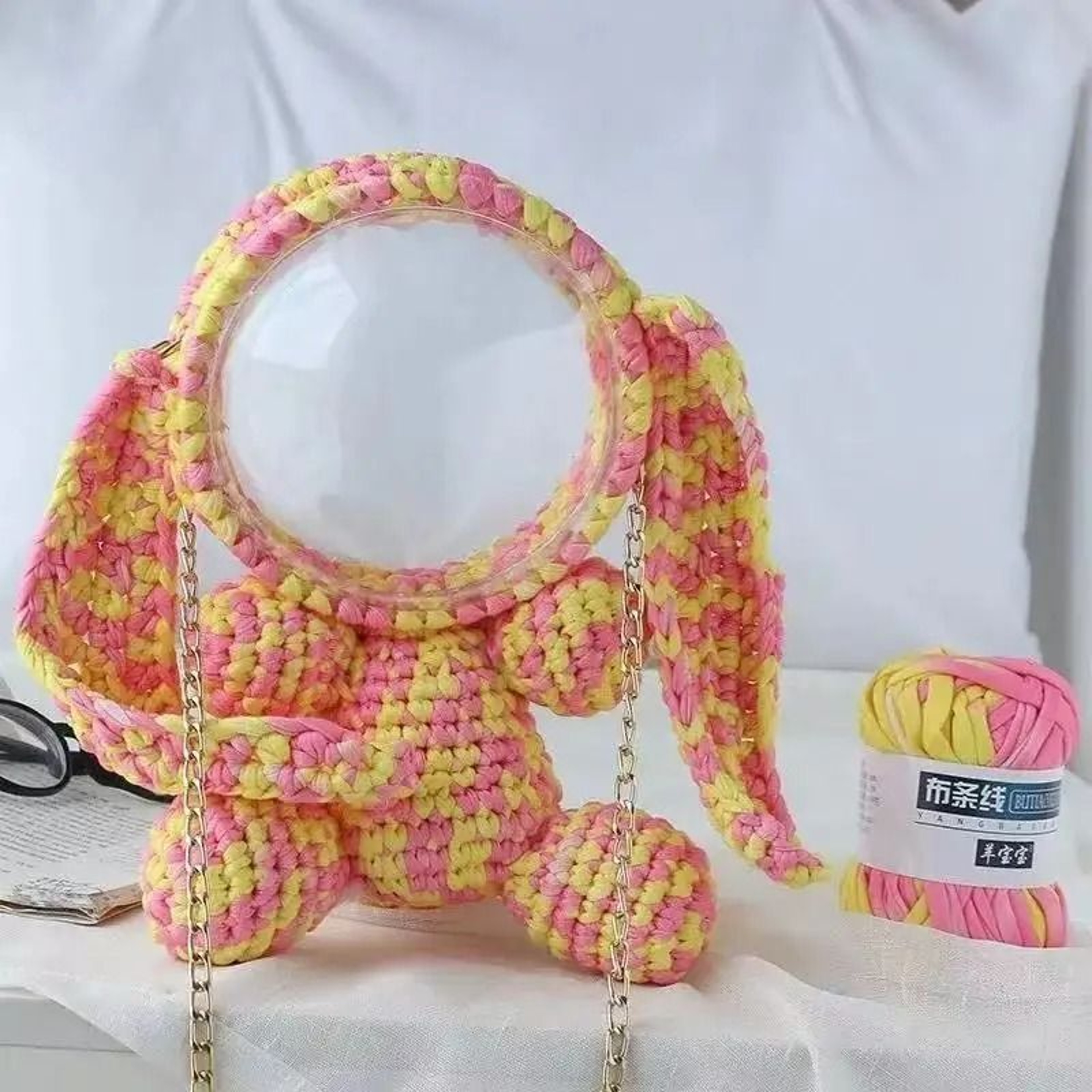 022 Lb TShirt Fabric Ribbon Yarn 3