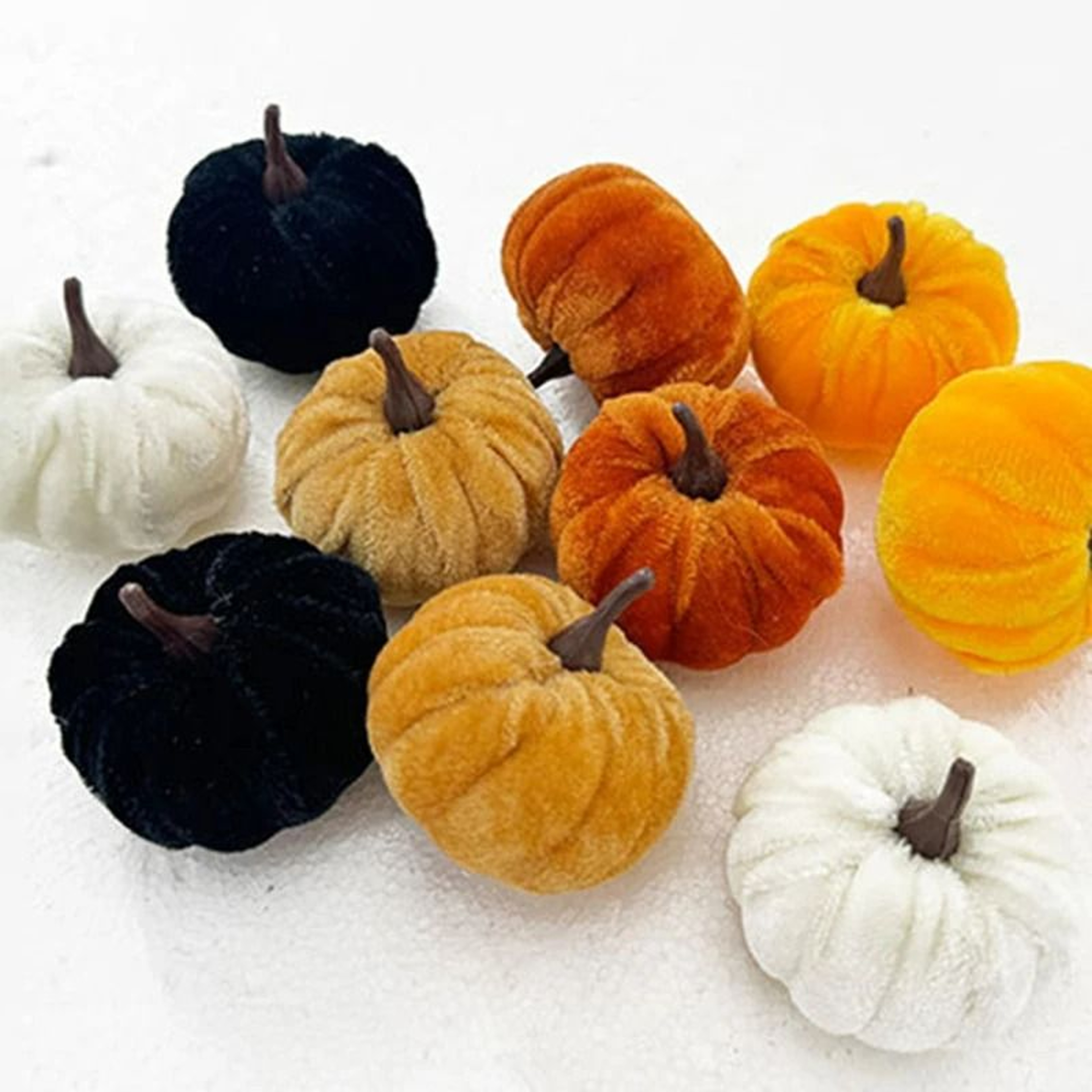 5Pcs Mini Artificial Foam Pumpkin Set 1