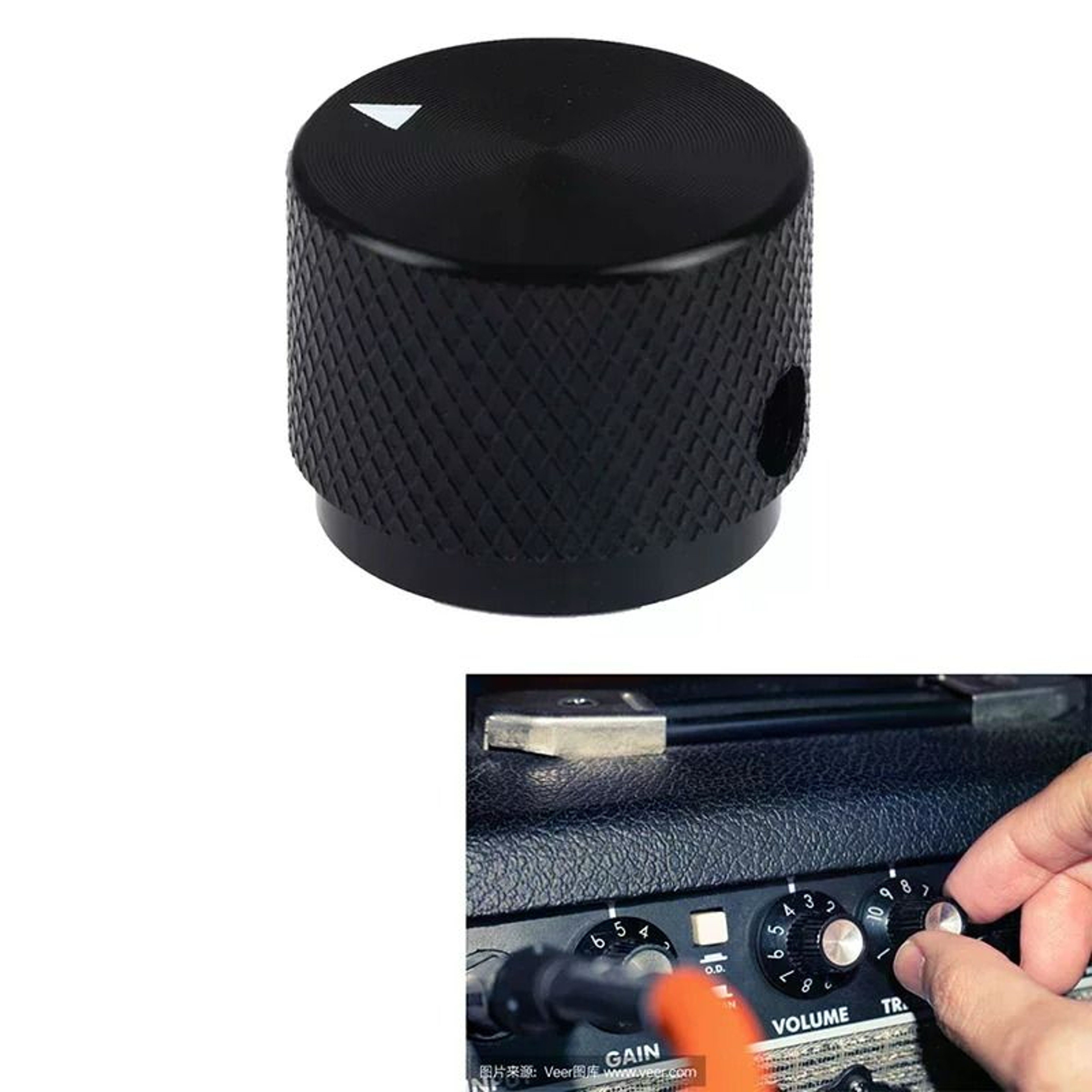 Solid Machined Metal Aluminum Rotary Encoder Potentiometer Control Knob 0