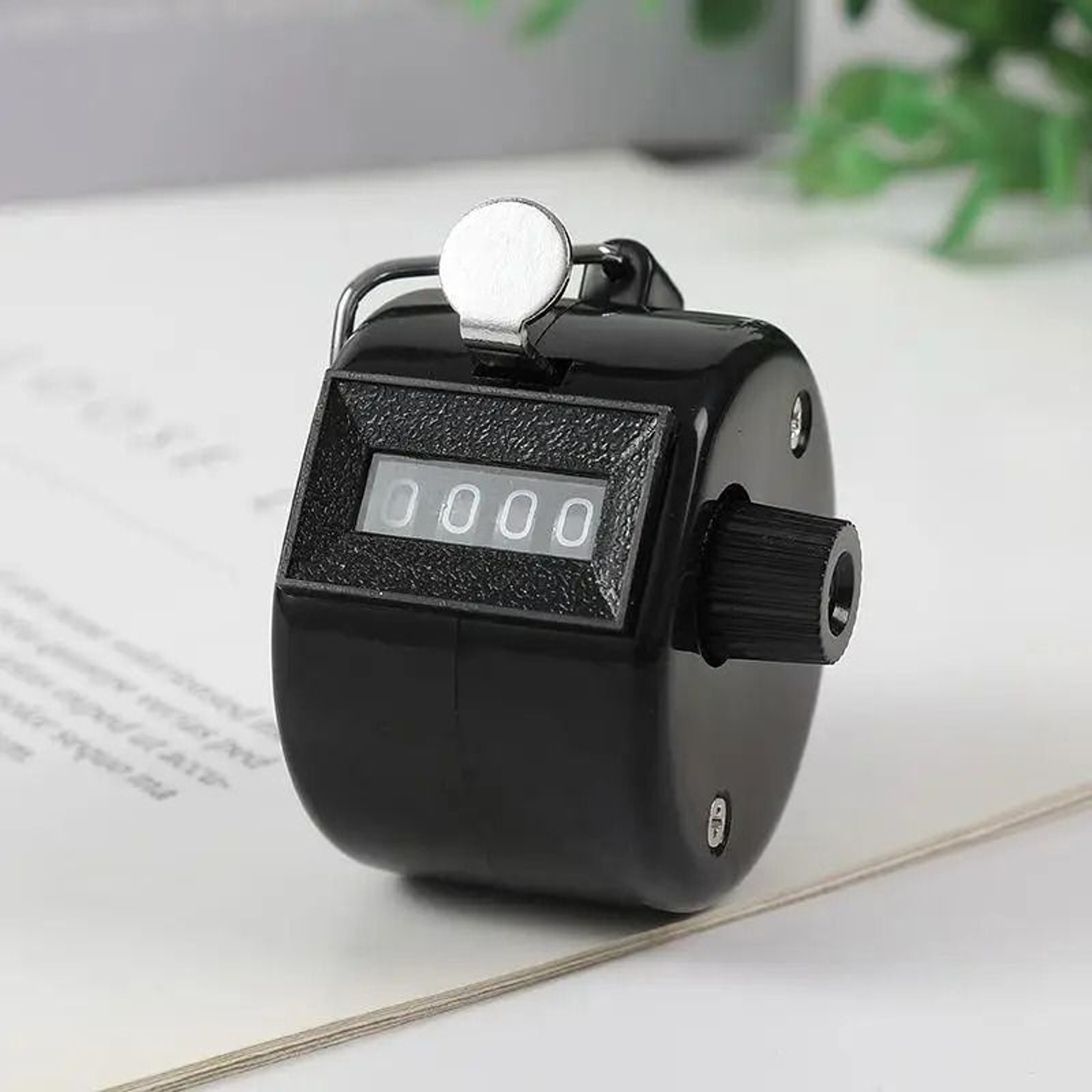 4Digit Handheld Mechanical Tally Counter Manual Palm Clicker For Inventory  Attendance 12