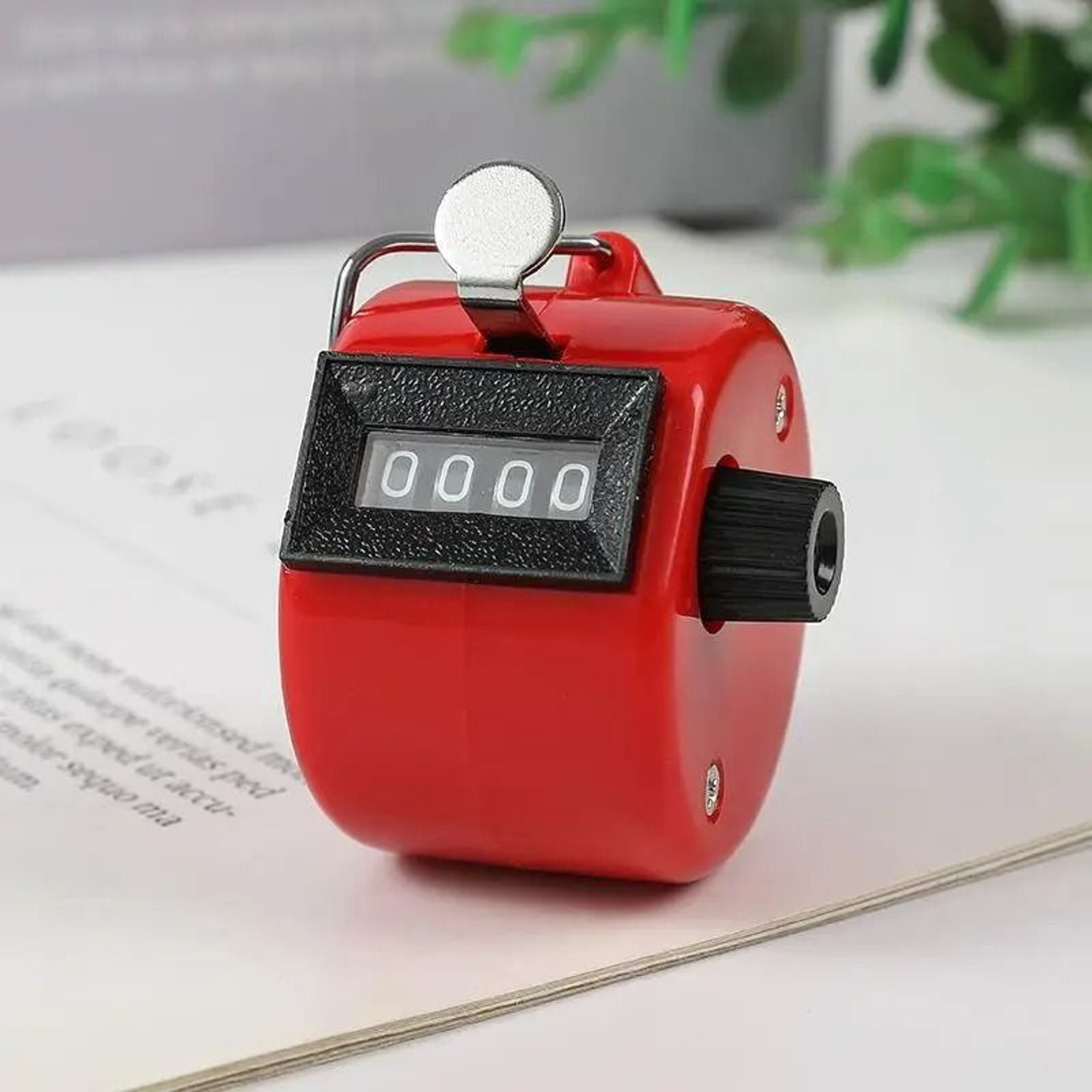 4Digit Handheld Mechanical Tally Counter Manual Palm Clicker For Inventory  Attendance 8
