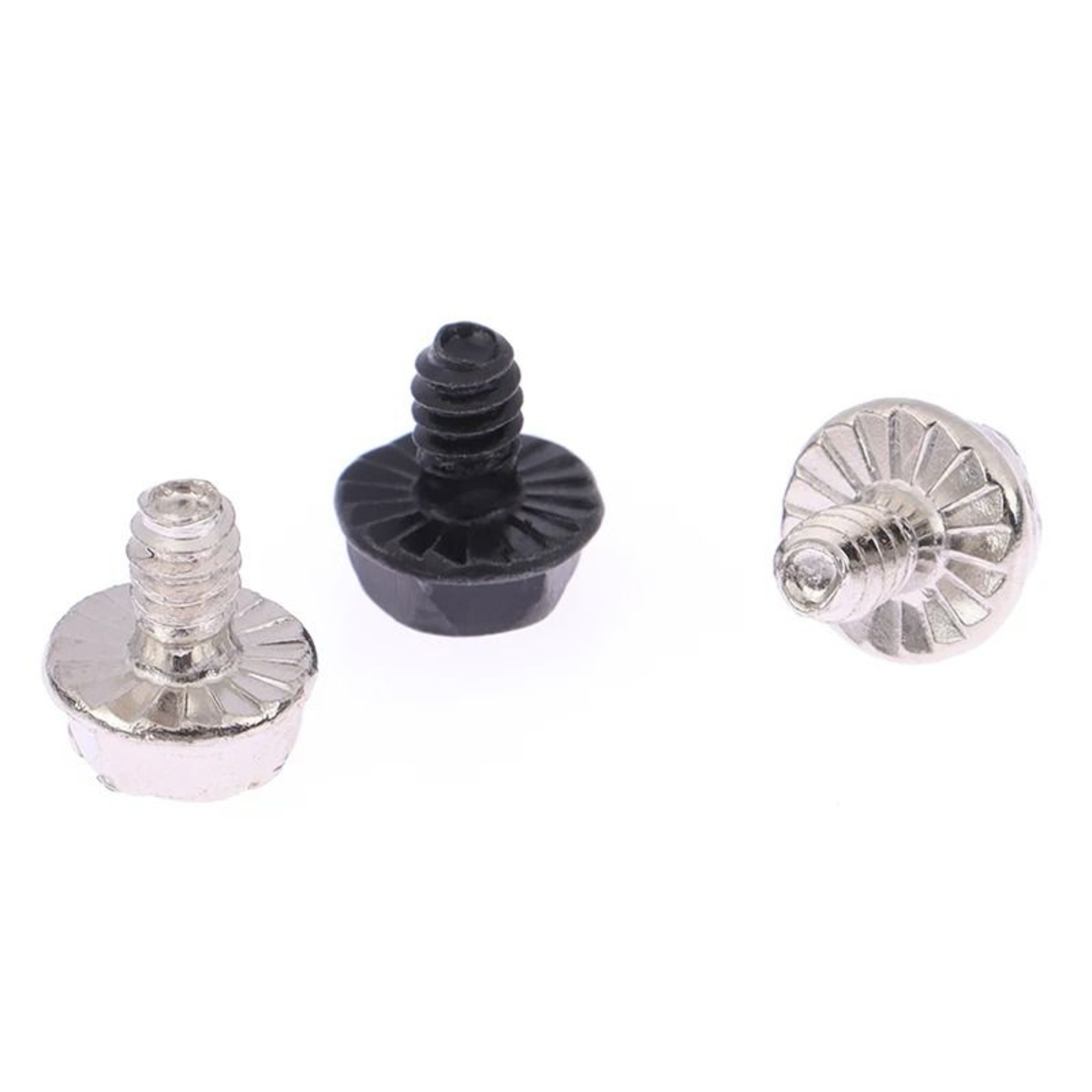 100 Piece Toothed Hex Head Computer PC Case Motherboard Mounting Screws 4