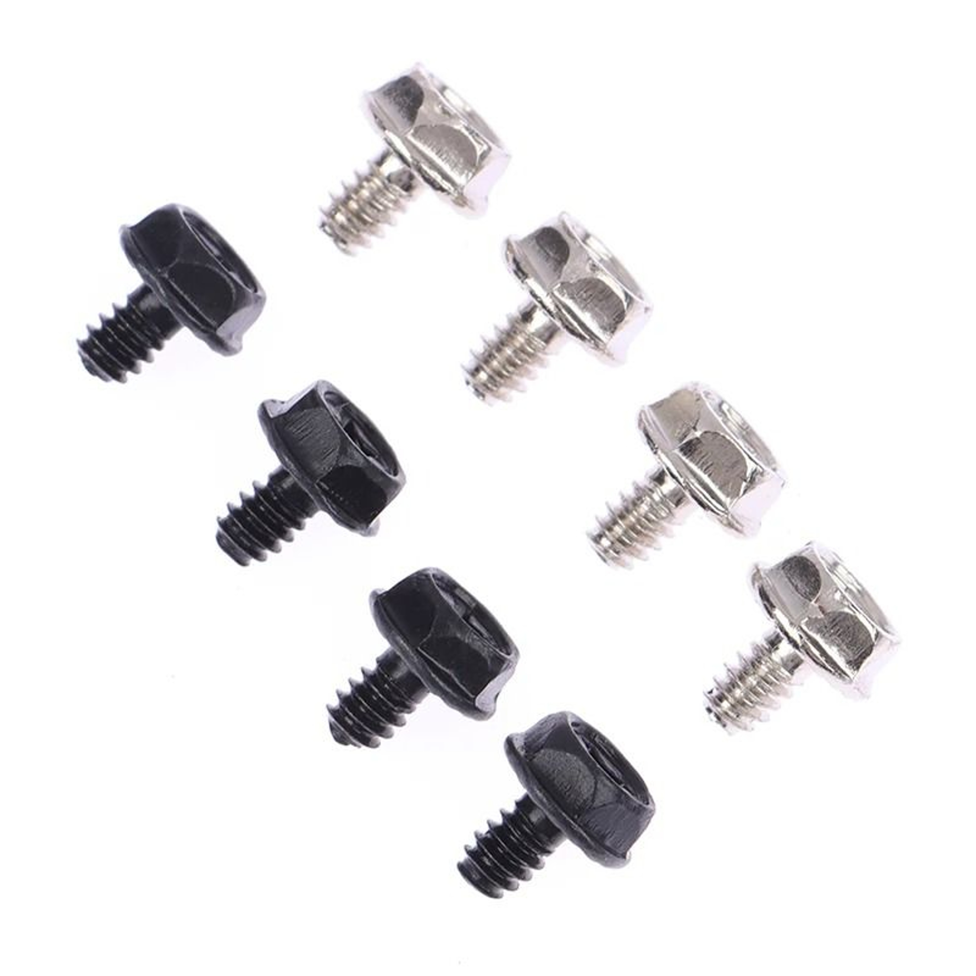 100 Piece Toothed Hex Head Computer PC Case Motherboard Mounting Screws 2