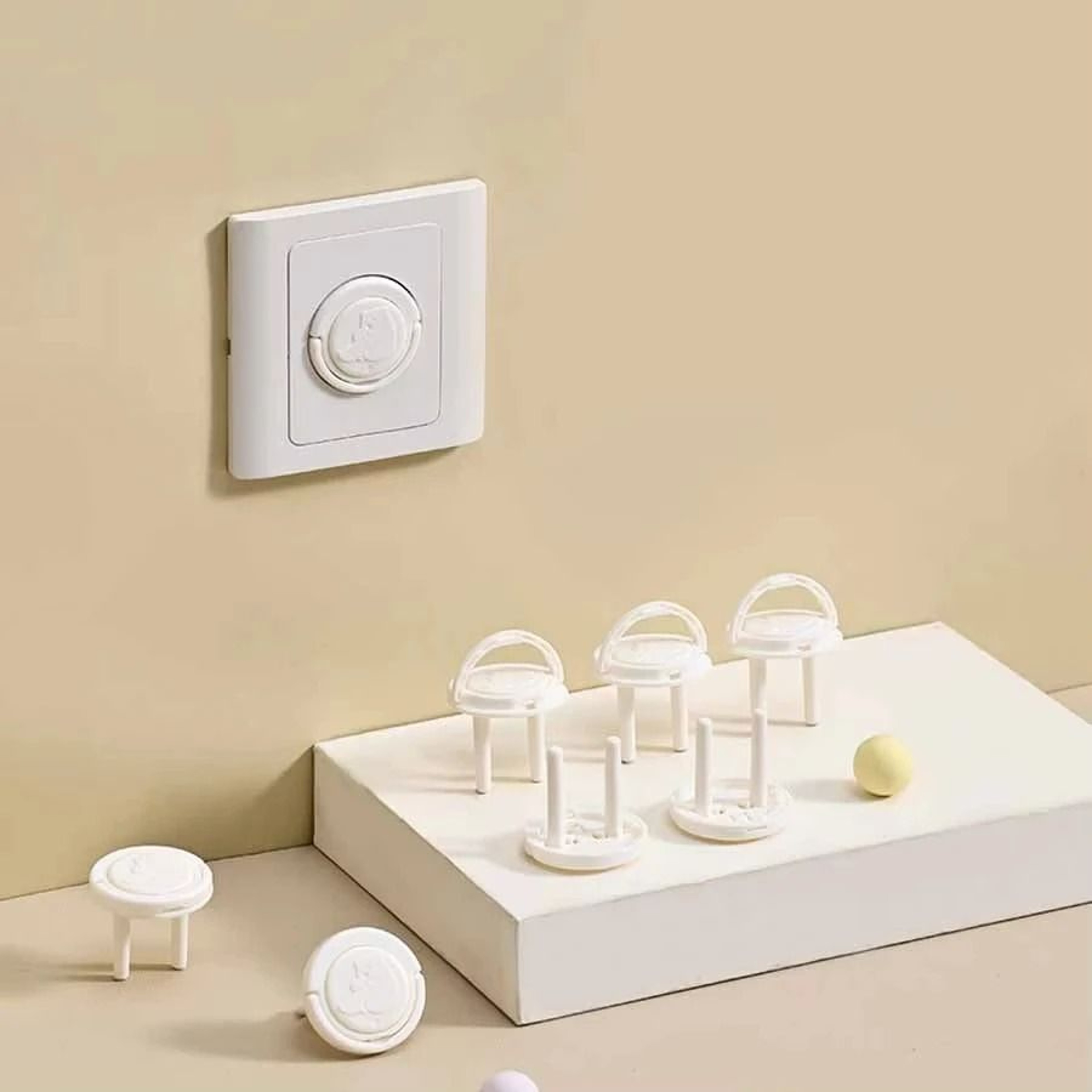 10 Piece European Standard Baby Safety Electrical Outlet Plug Covers 2