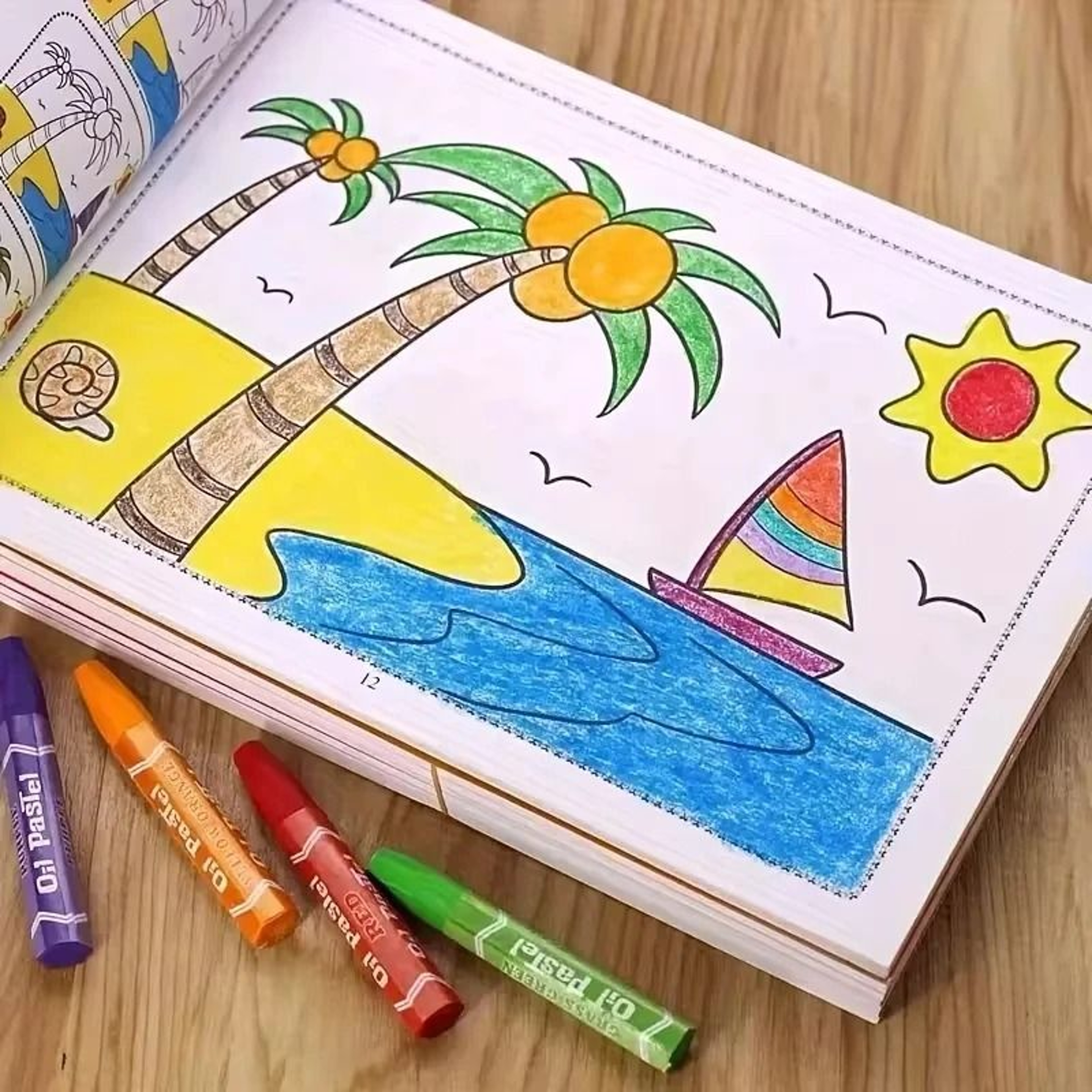 48Page Kids Drawing And Painting Coloring Book For Creative Learning 1
