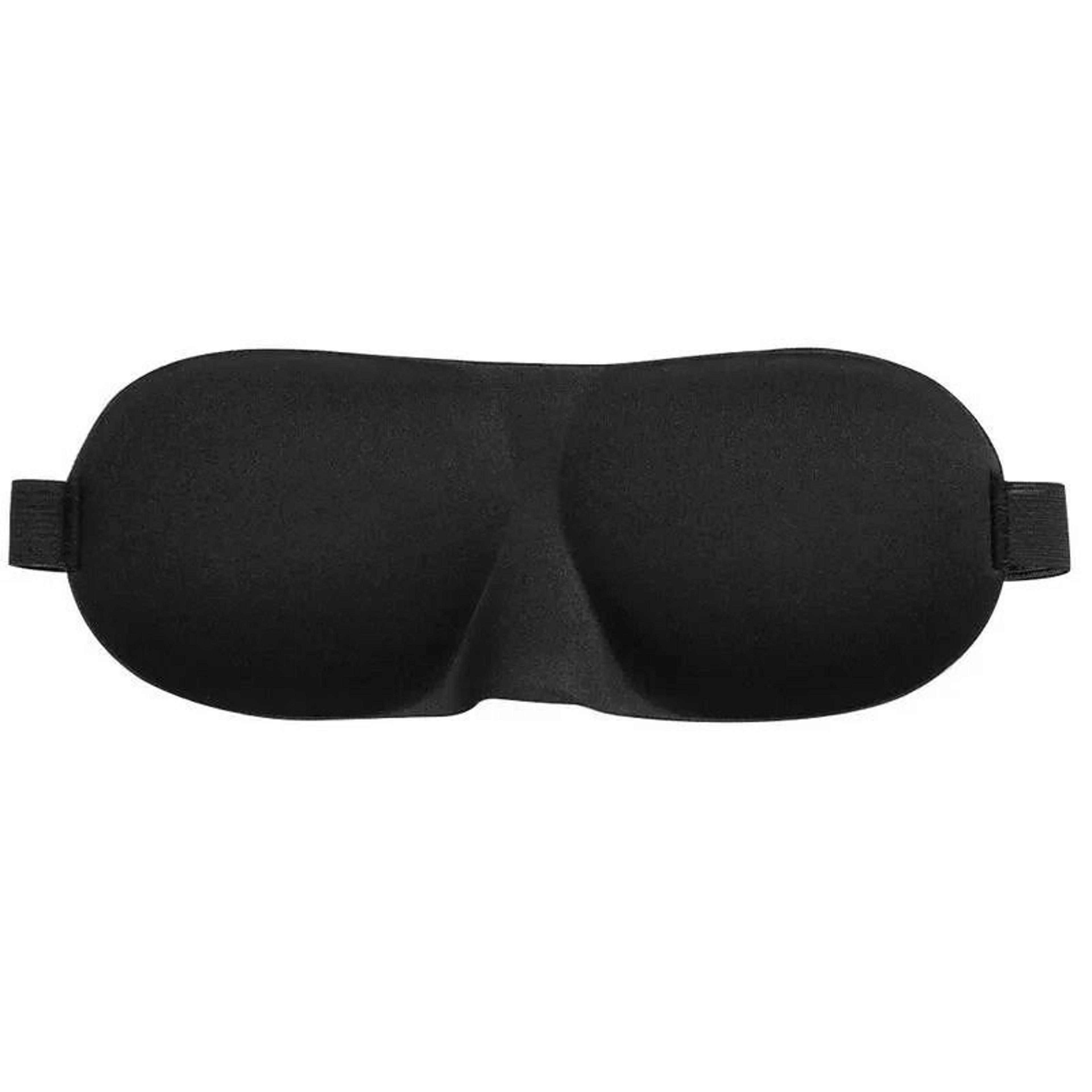 3D Contoured Sponge LightBlocking Sleep Eye Mask With Adjustable Velcro Strap 0