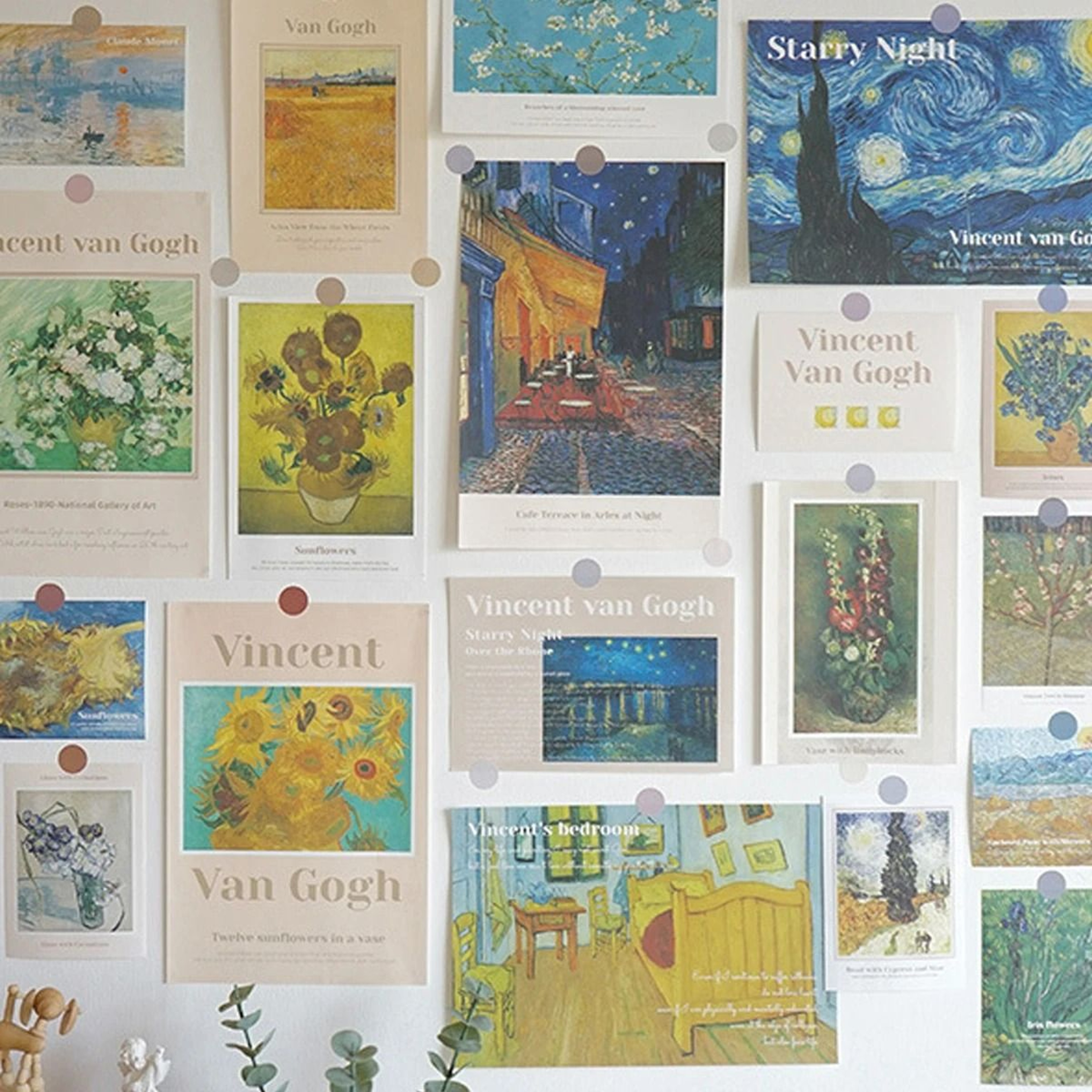 20Piece Natural Green Landscape Wall Decor And Aesthetic Gallery Poster Set 3
