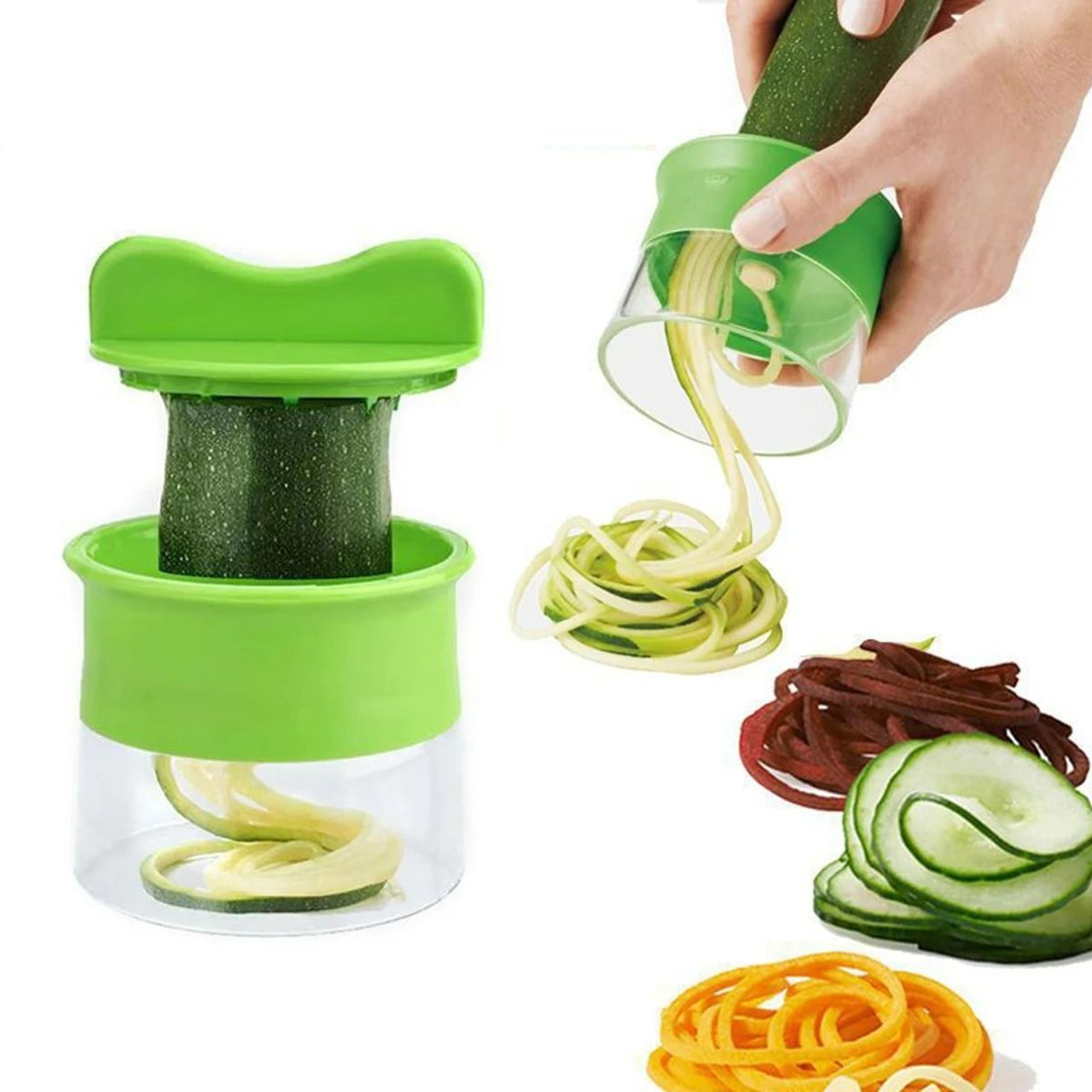 Manual Vegetable Spiral Slicer And Fruit Twister For Healthy Zucchini Noodles 5