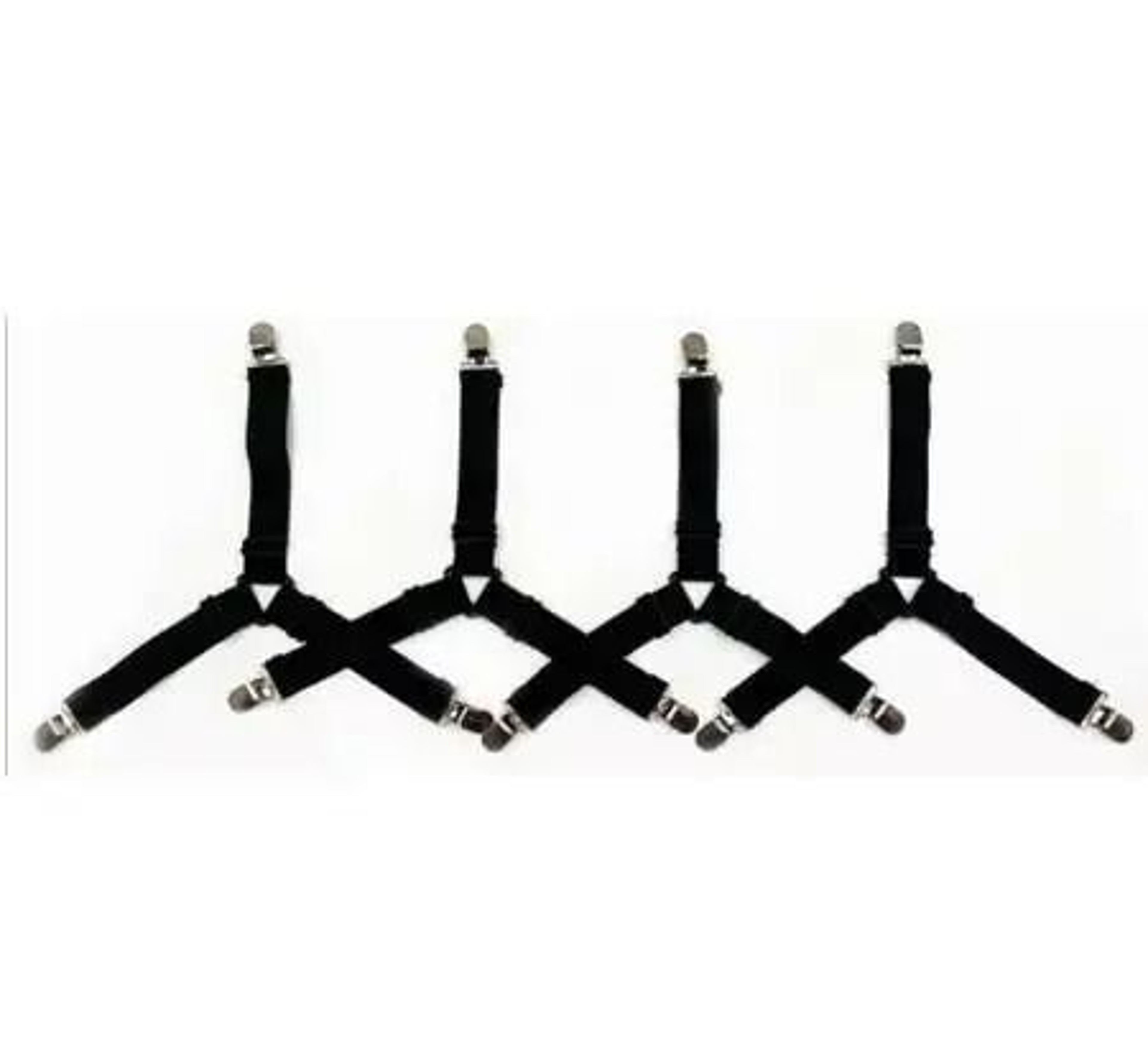 4Piece Adjustable Elastic Bed Sheet Fasteners And Mattress Cover Clip Holders 7