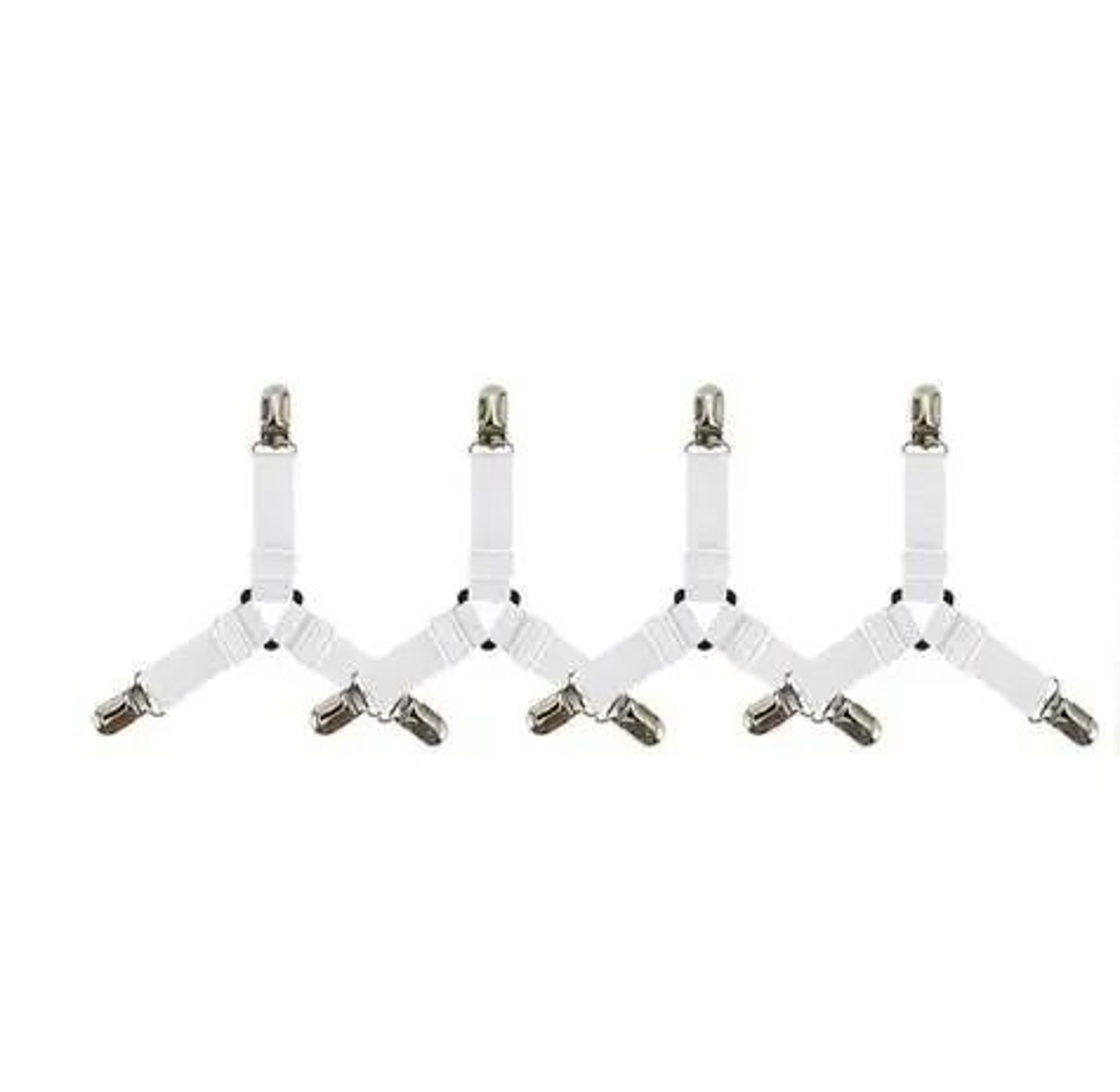 4Piece Adjustable Elastic Bed Sheet Fasteners And Mattress Cover Clip Holders 6