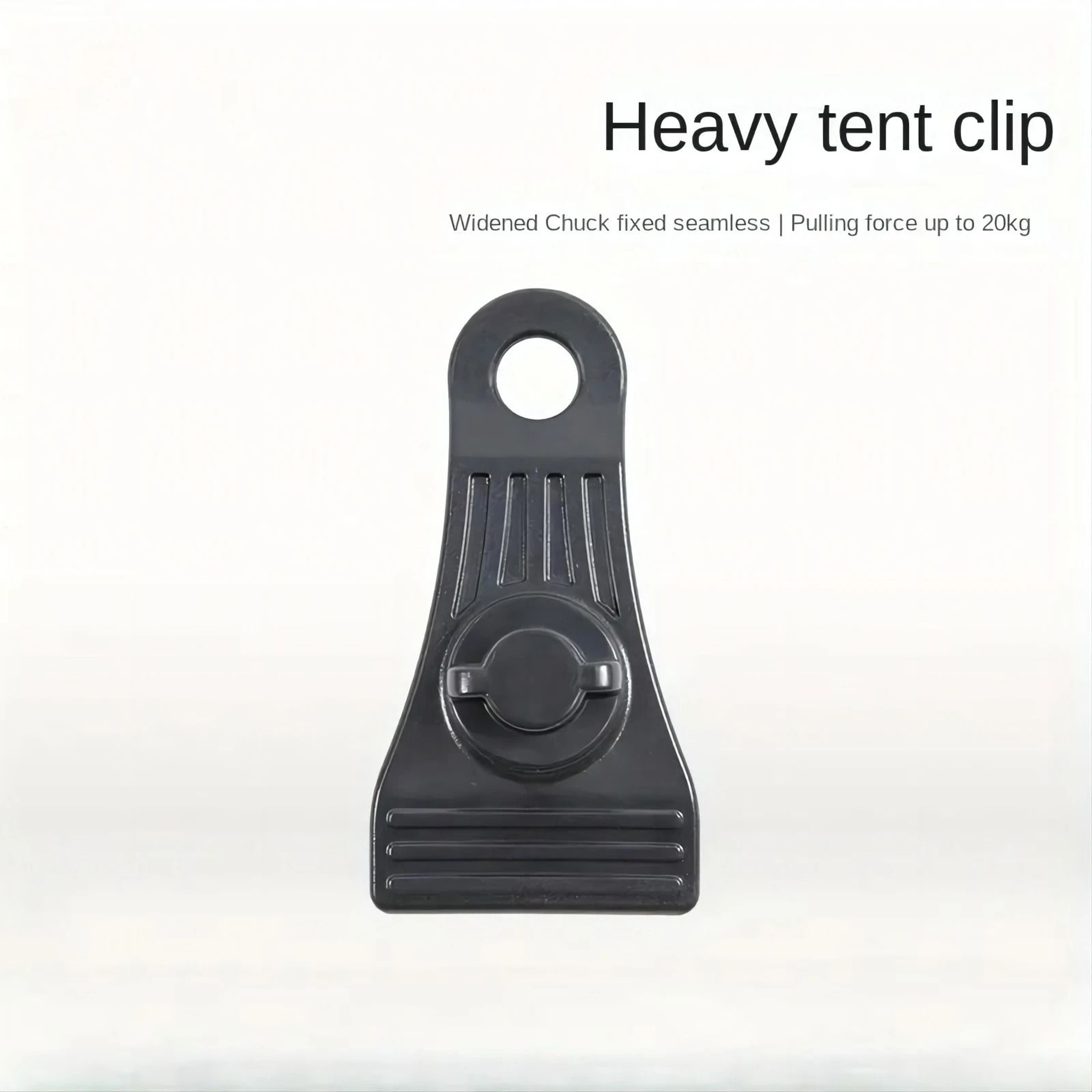 5Piece HeavyDuty Tent Clamps With Carabiners For Outdoor Tarps Awnings And Canopies 3