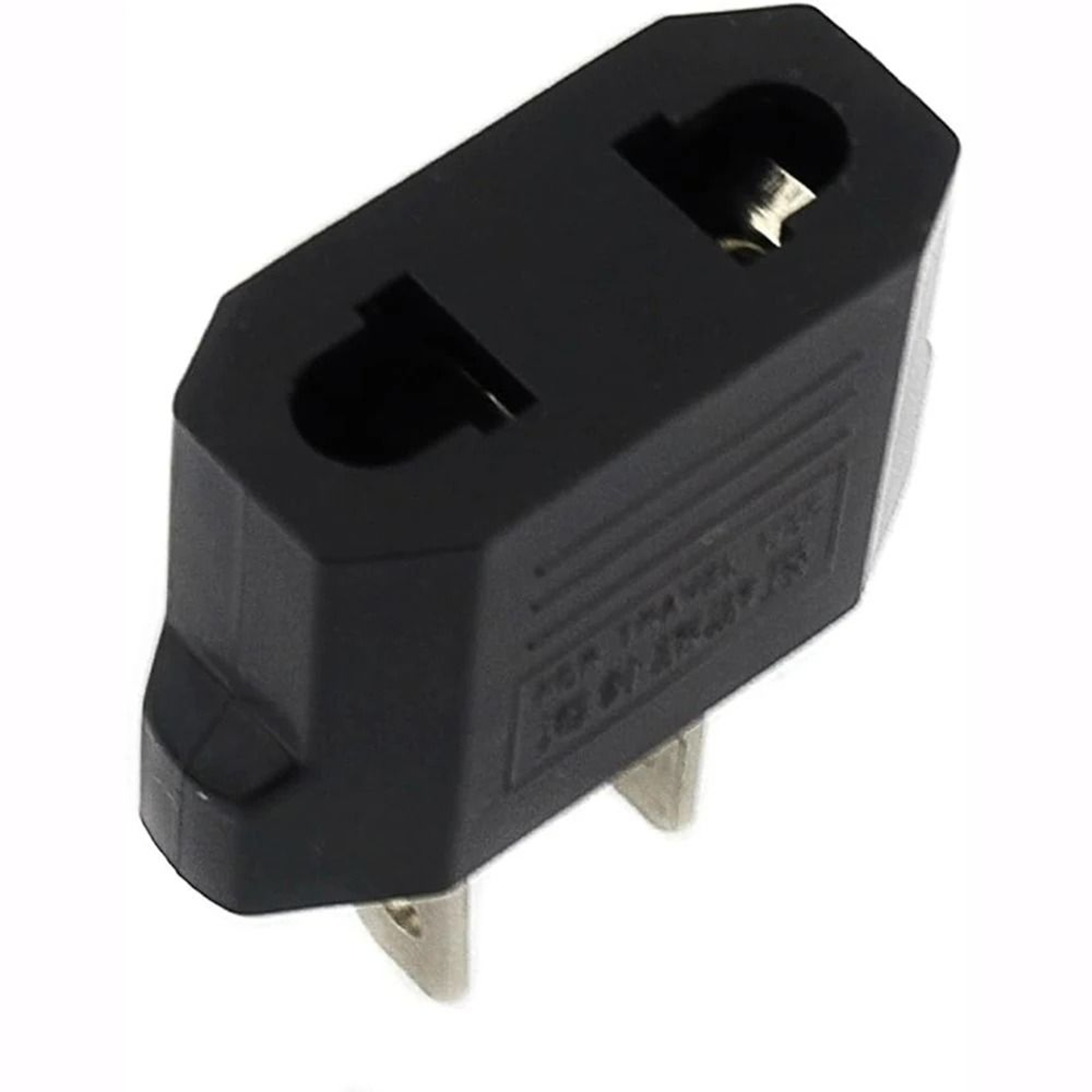 EU To US Travel Power Adapter European 2Pin To US 2Pin AC Plug Converter 1