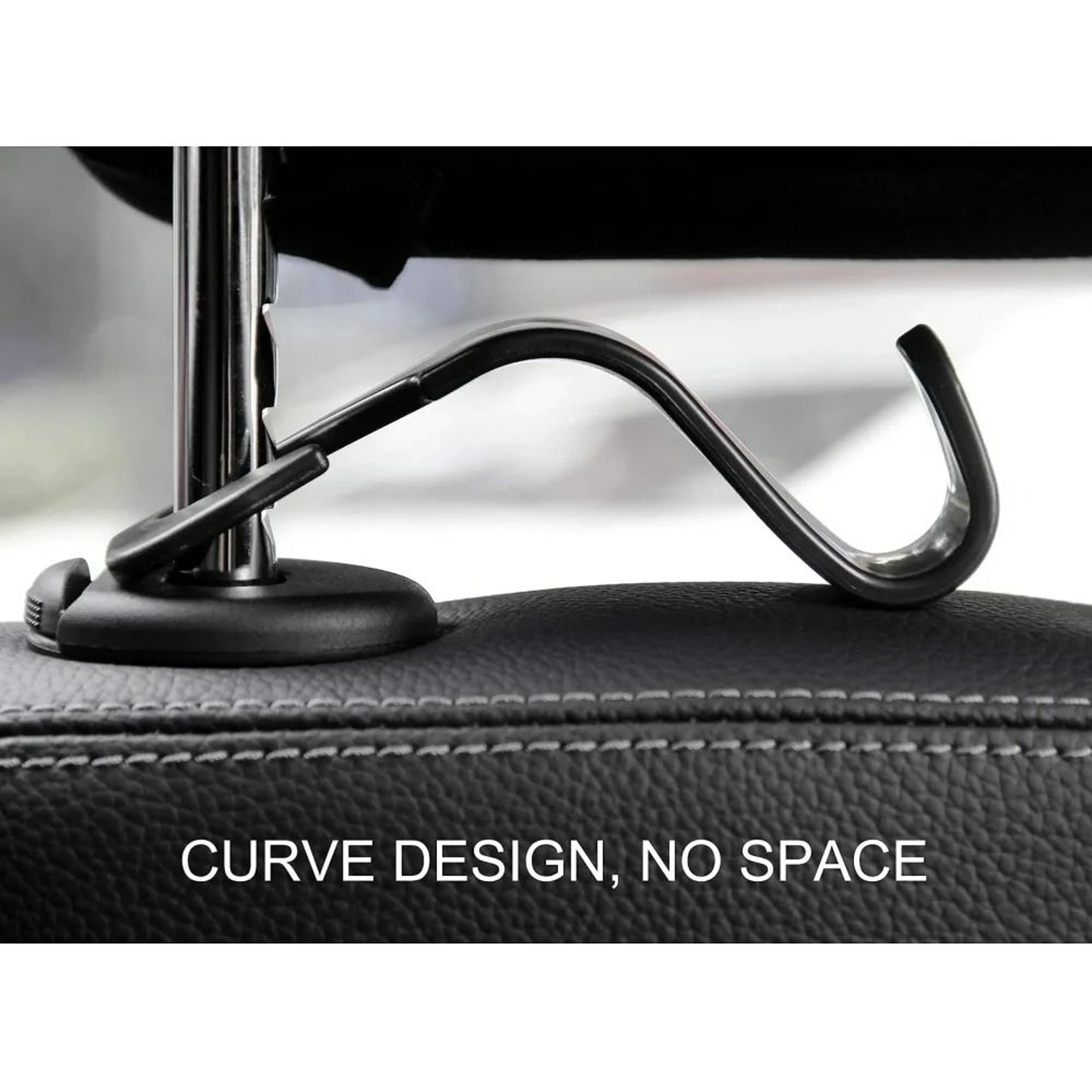 4Piece Car Headrest Seat Back Storage Organizer Hanger Hooks 4