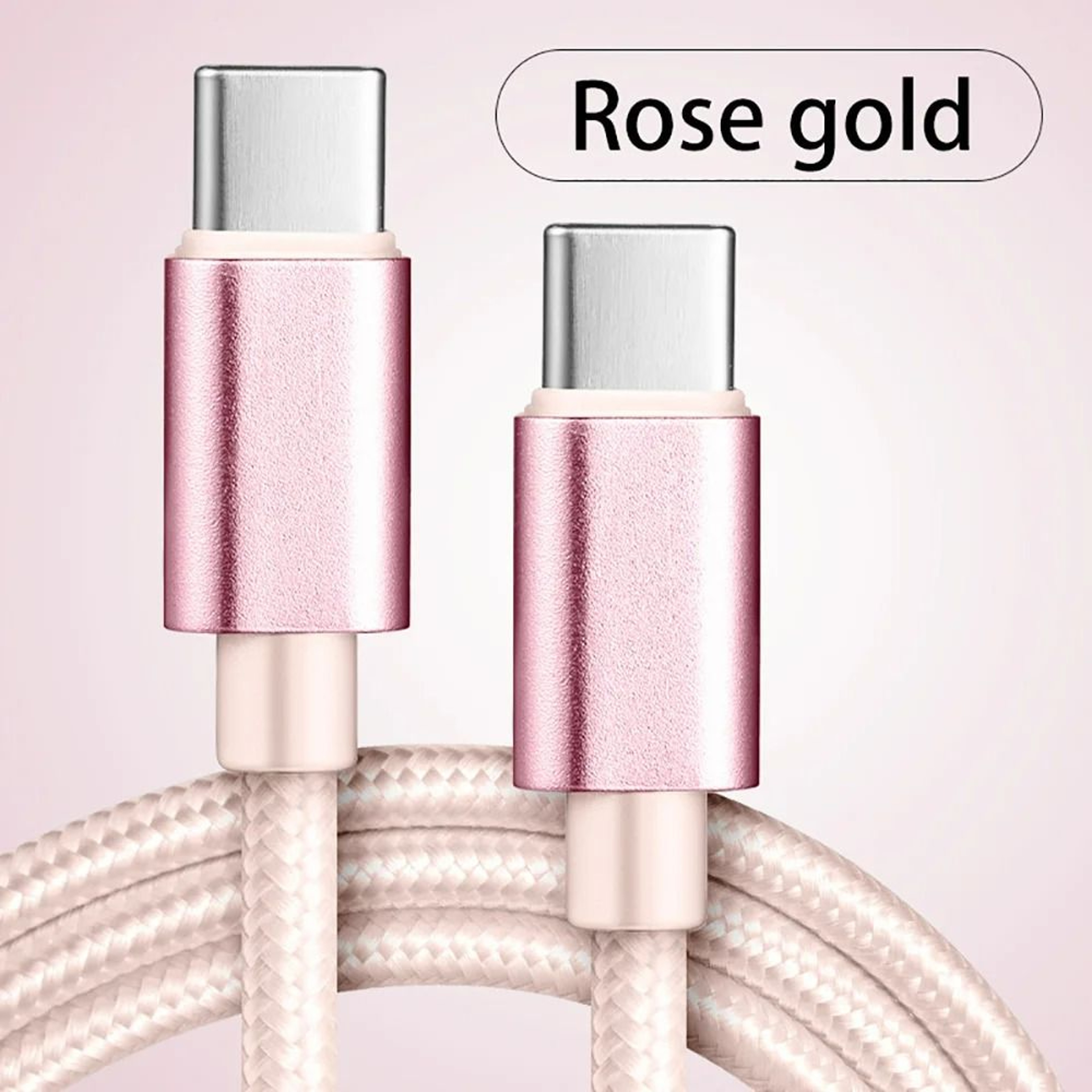 66W 5A Nylon USB C To Type C Fast Charging Cable Ultra Durable Data Cord 9