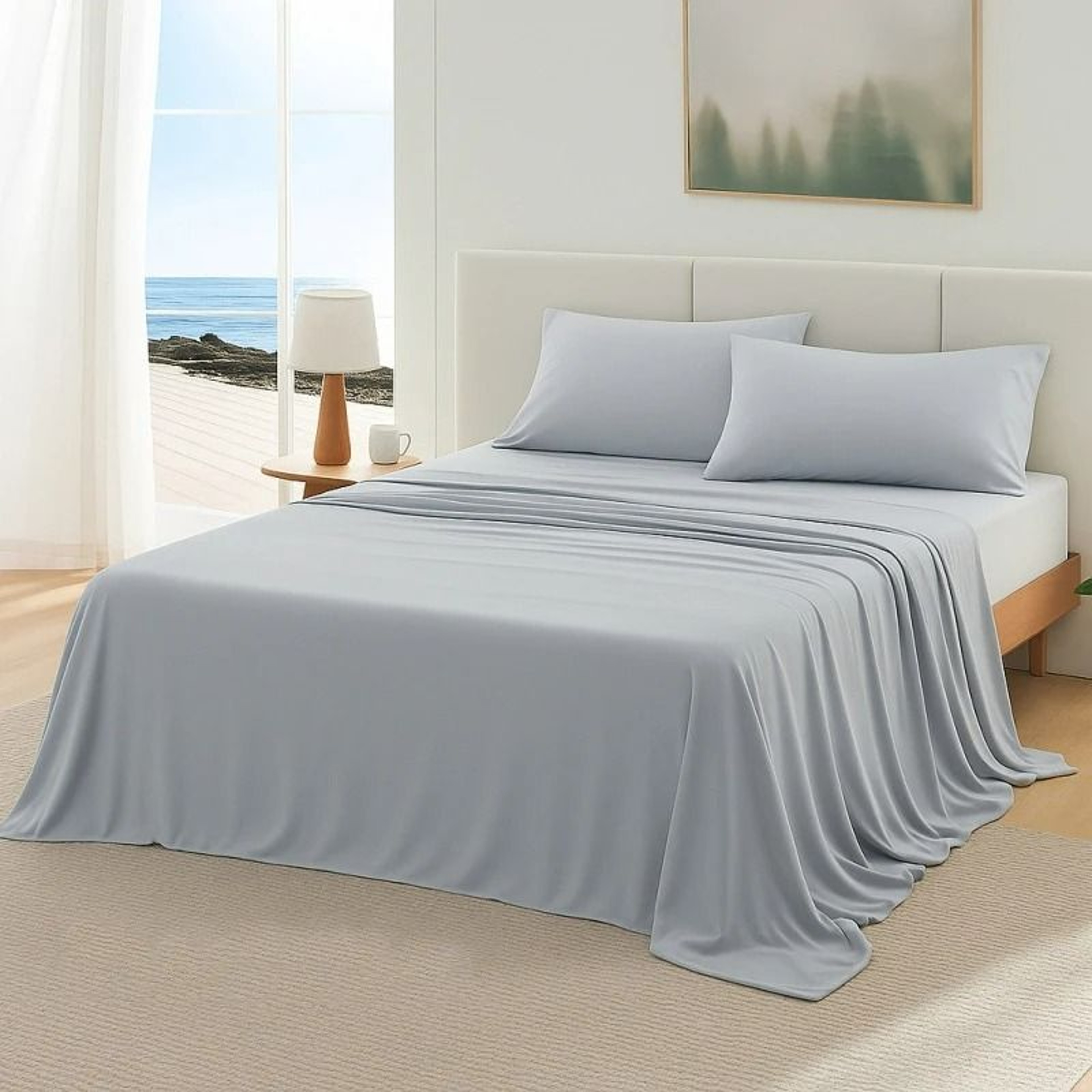 Summer Ice Silk Cooling Bed Blanket Lightweight Breathable Air Conditioning Quilt 9