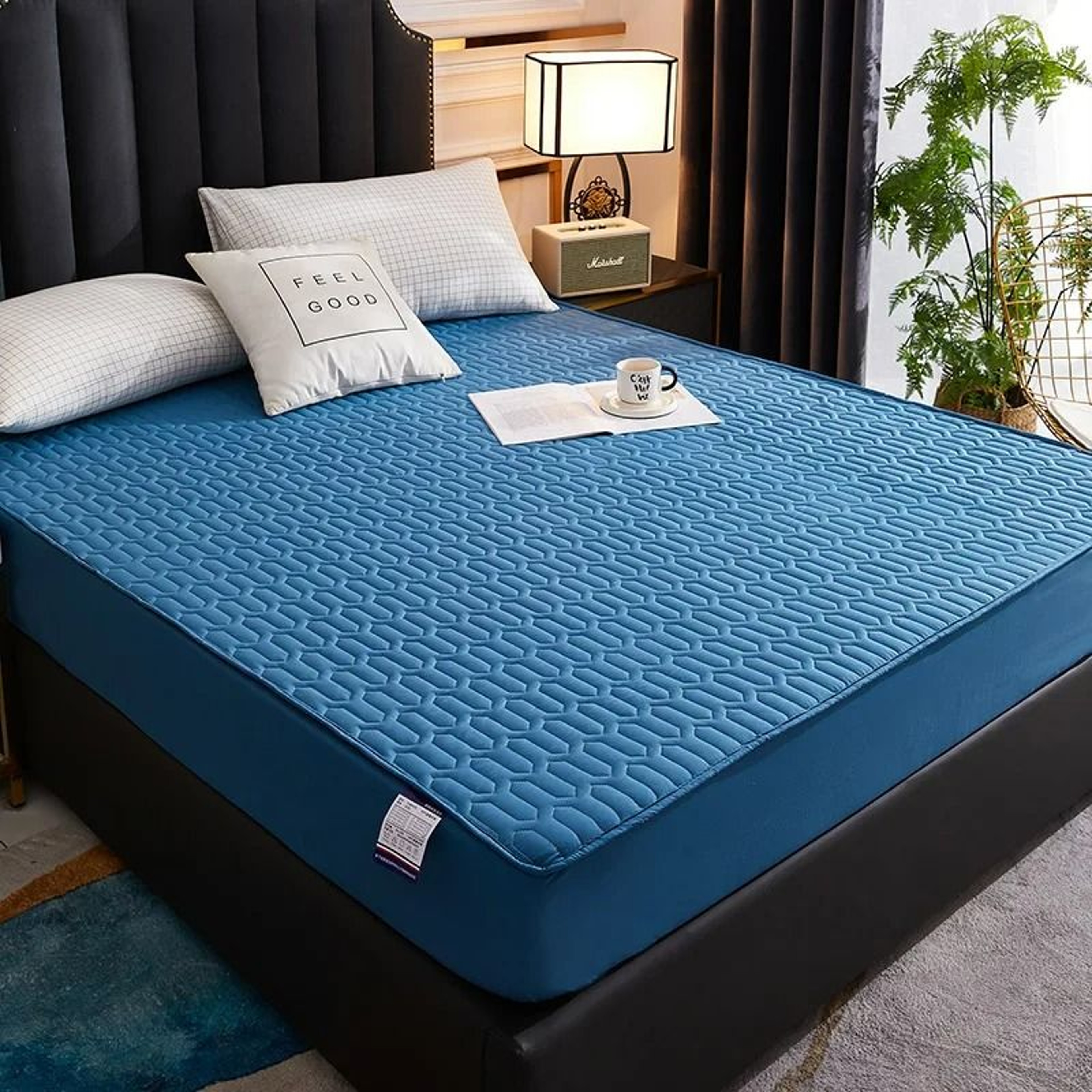 Waterproof Thicken Quilted Mattress Cover Deep Pocket Fitted Sheet Protector 12