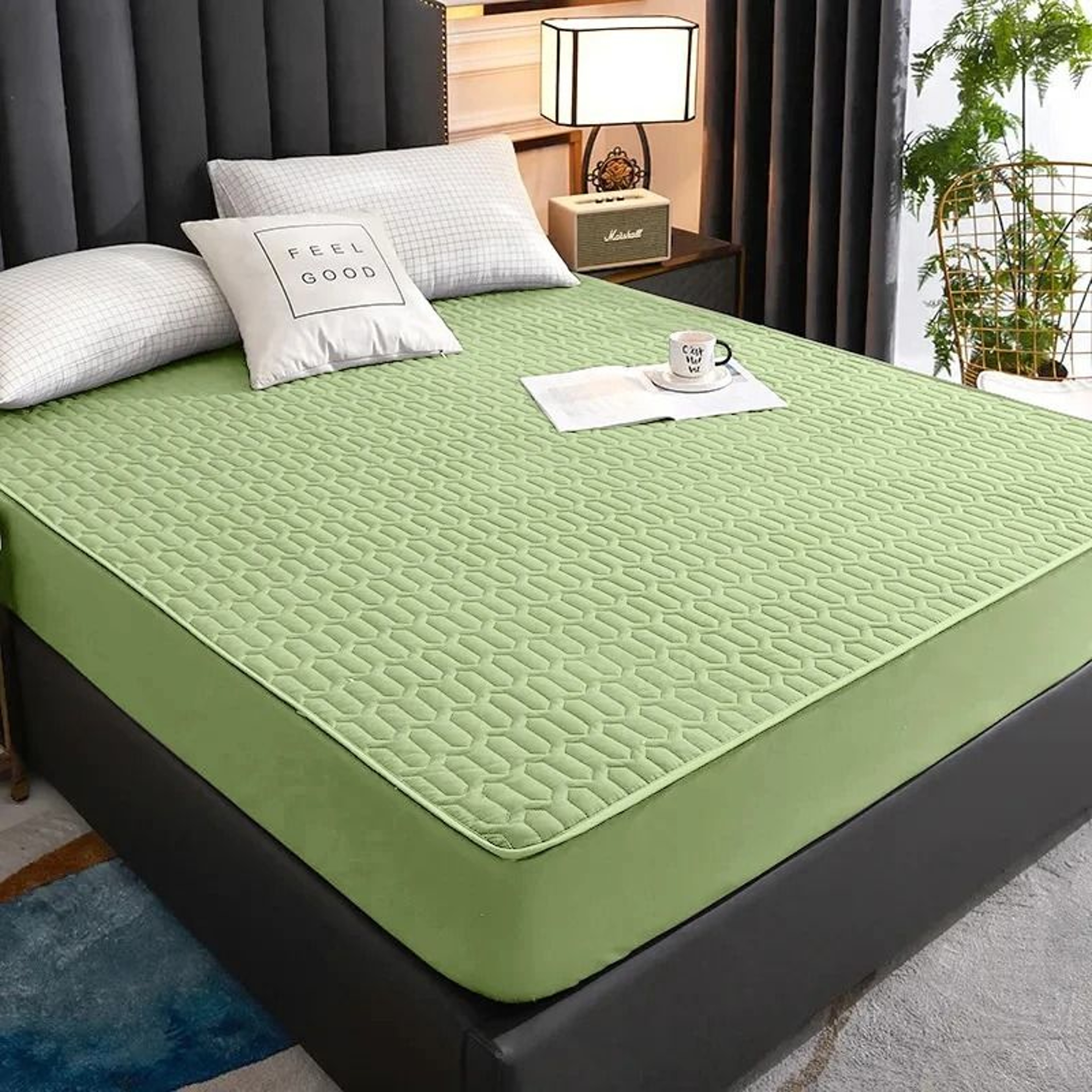 Waterproof Thicken Quilted Mattress Cover Deep Pocket Fitted Sheet Protector 10