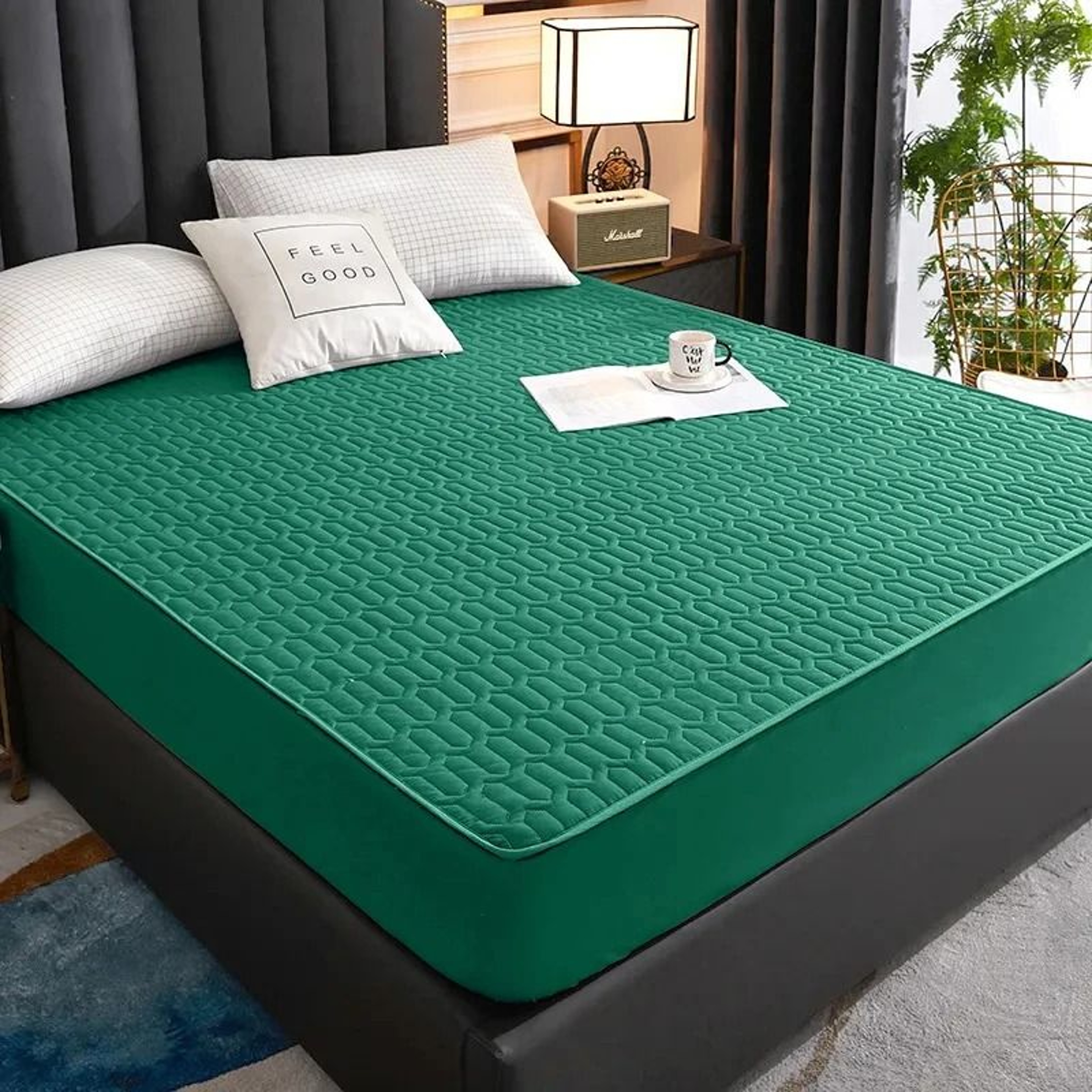 Waterproof Thicken Quilted Mattress Cover Deep Pocket Fitted Sheet Protector 9