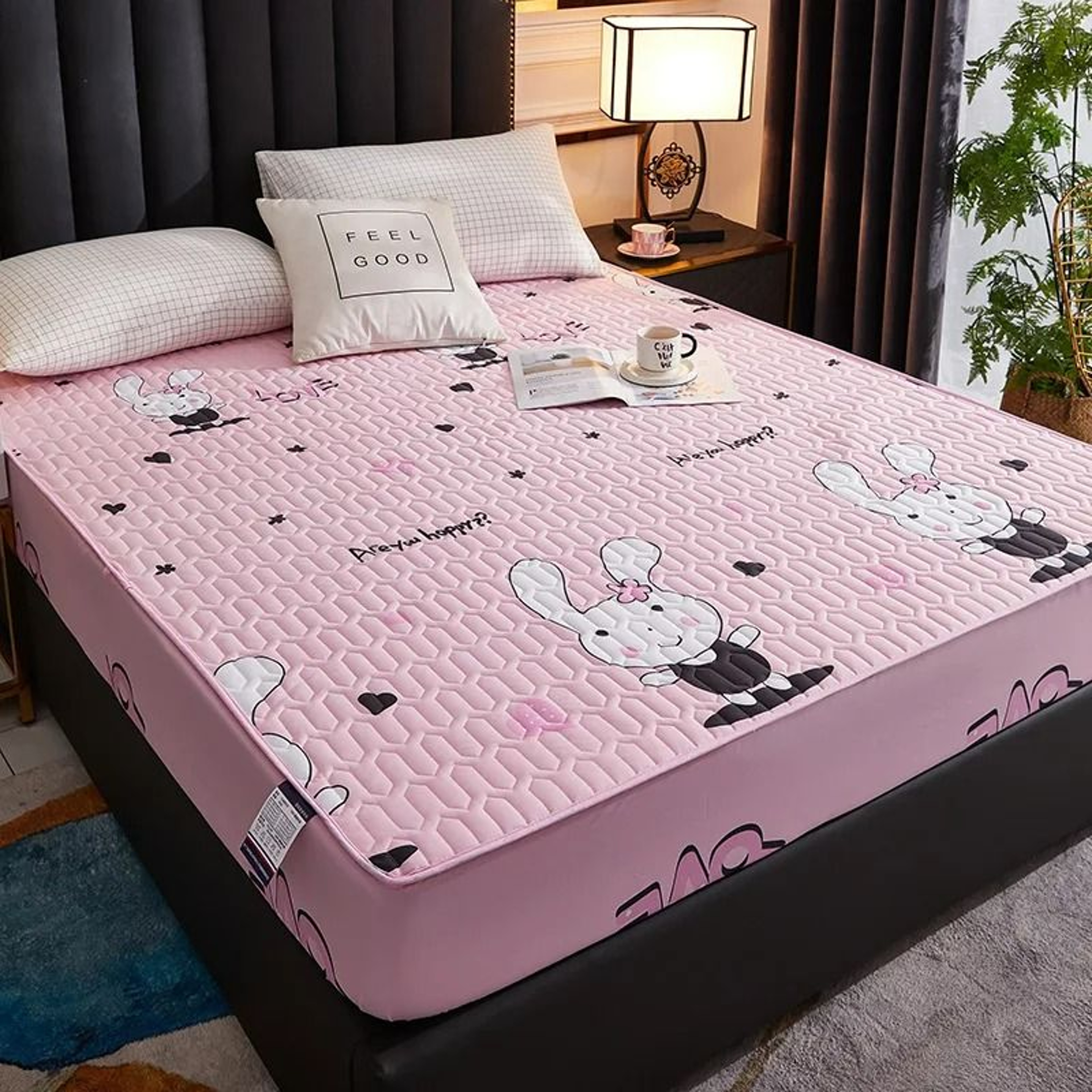 Waterproof Thicken Quilted Mattress Cover Deep Pocket Fitted Sheet Protector 17