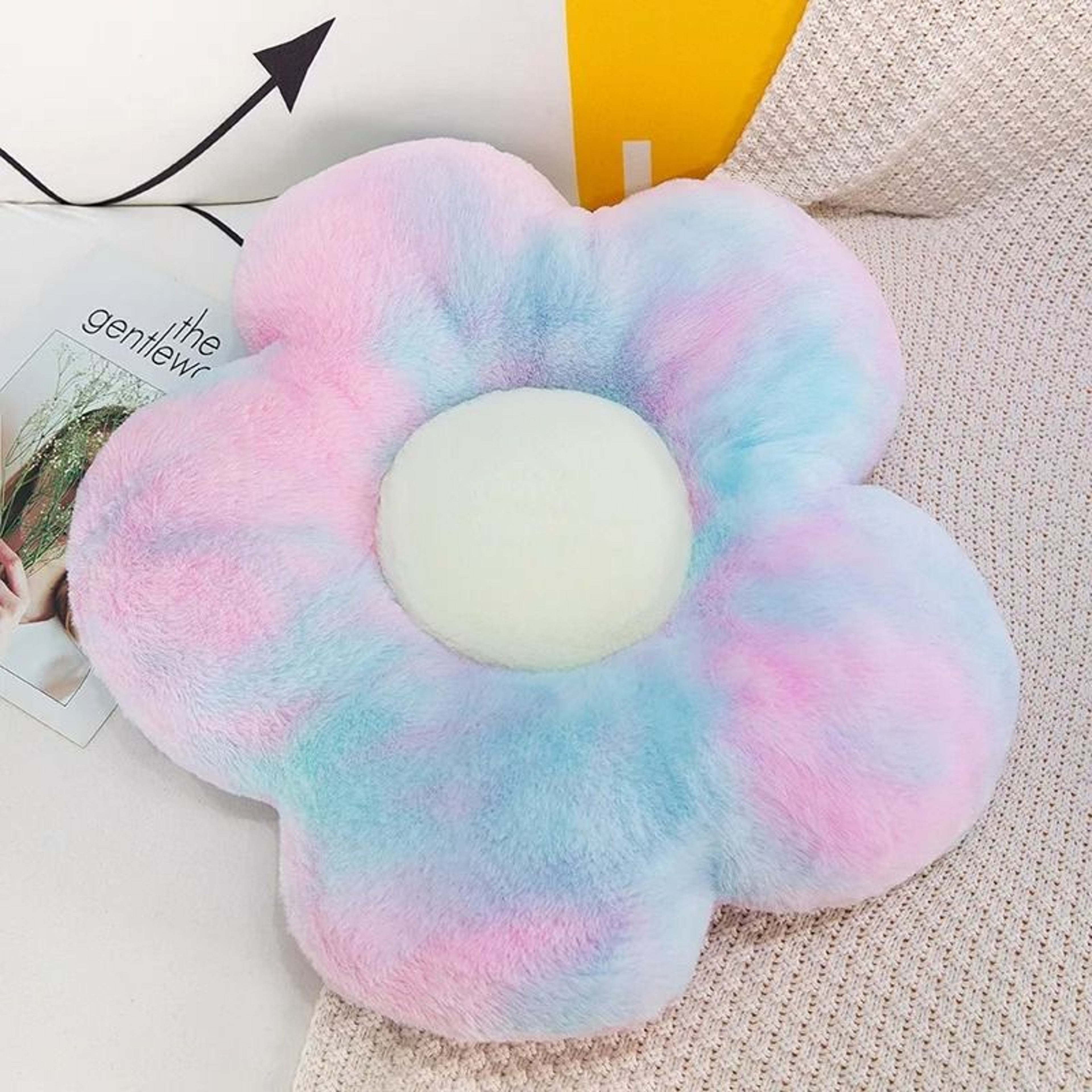 Soft Plush Flower Floor Cushion Seat Pillow 13