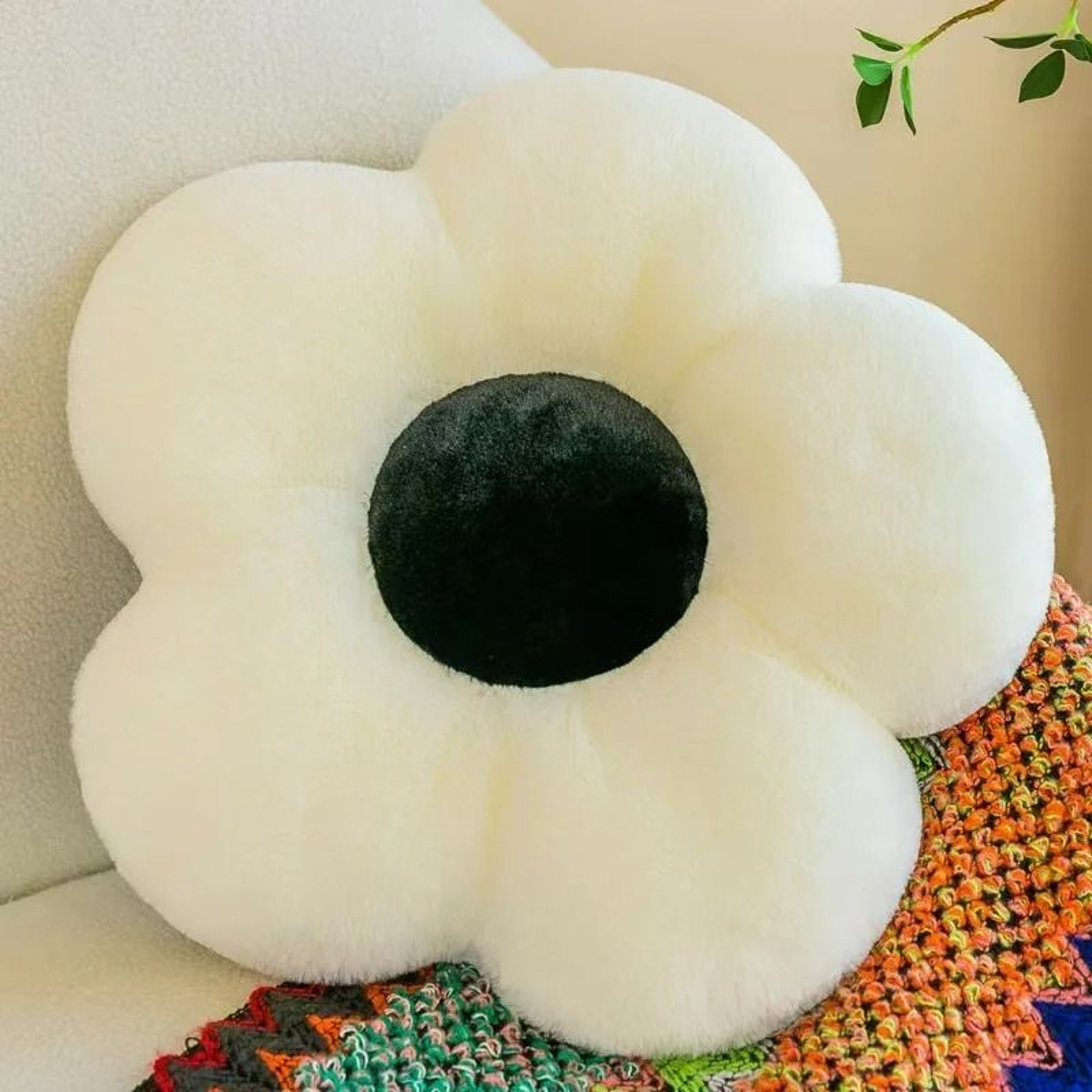 Soft Plush Flower Floor Cushion Seat Pillow 9