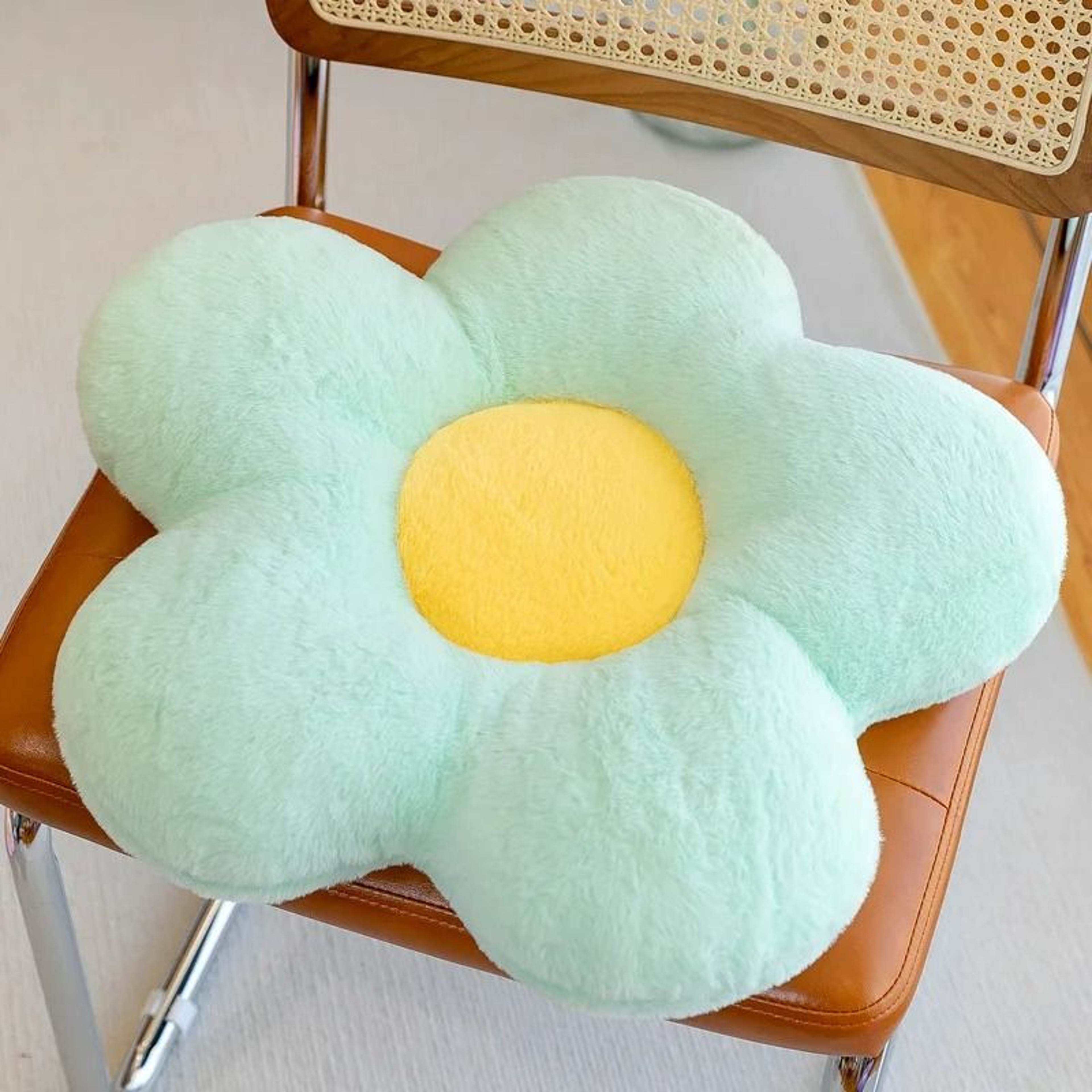 Soft Plush Flower Floor Cushion Seat Pillow 10