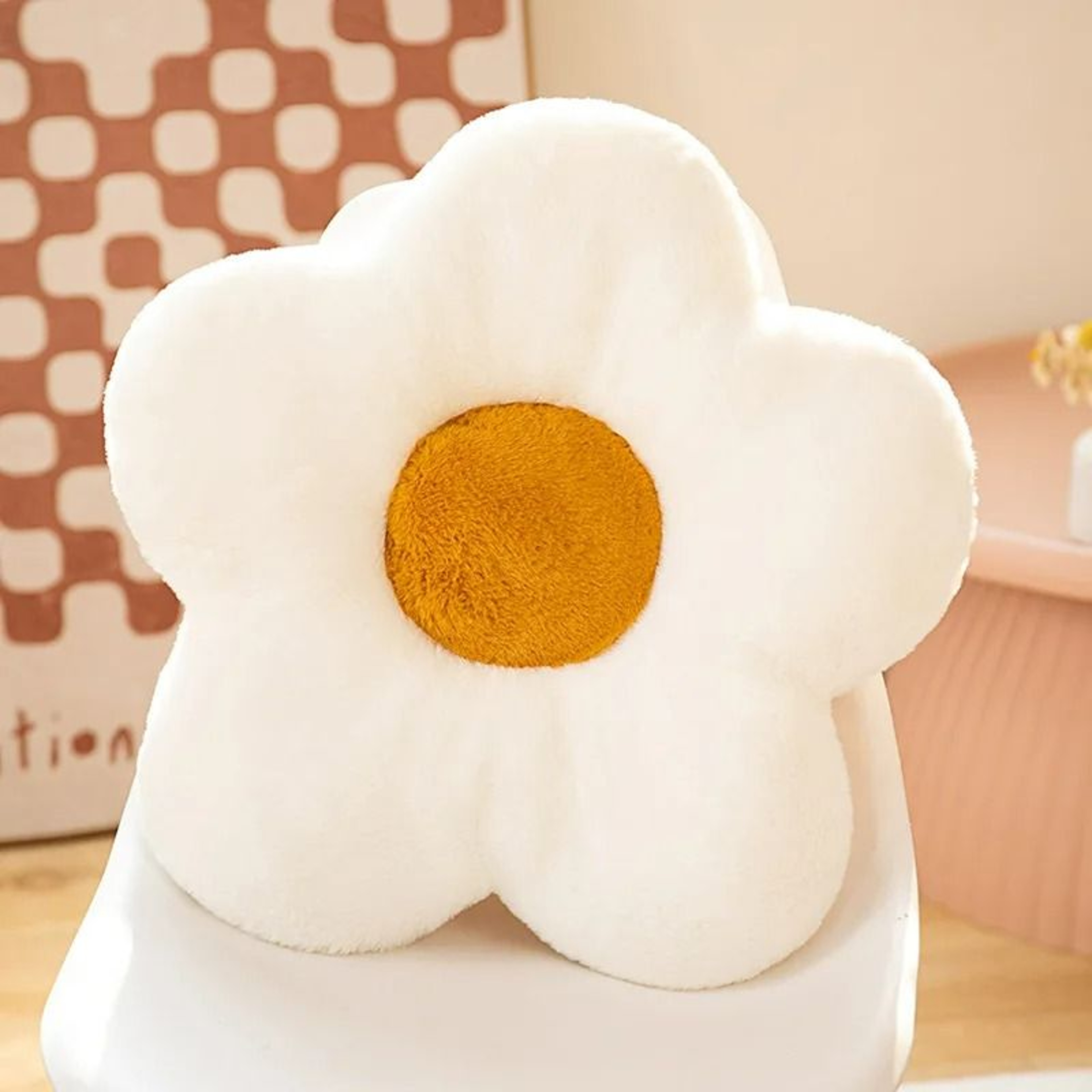 Soft Plush Flower Floor Cushion Seat Pillow 14