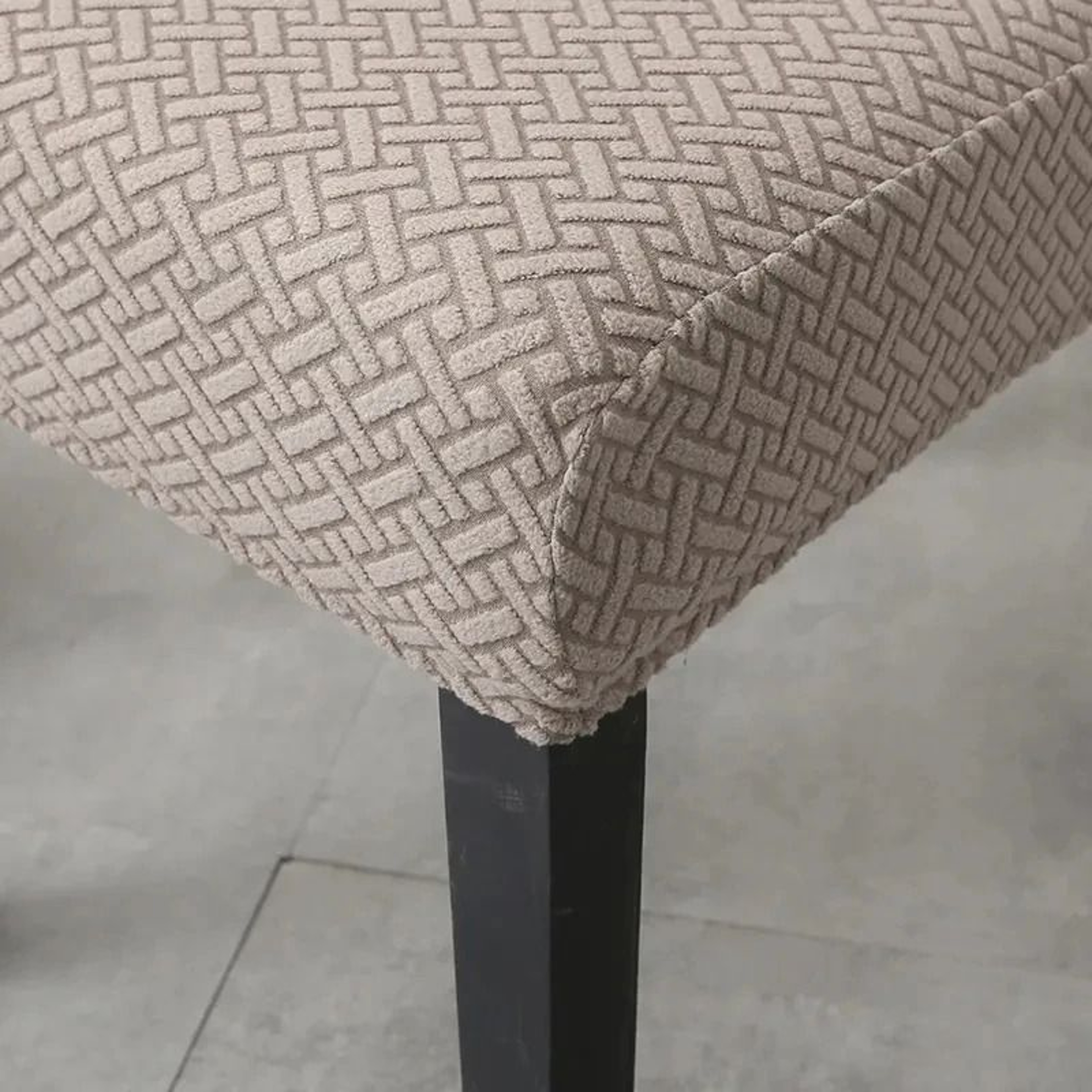 Elastic Thick Jacquard Dining Chair Cover Stretch Kitchen Slipcover 4