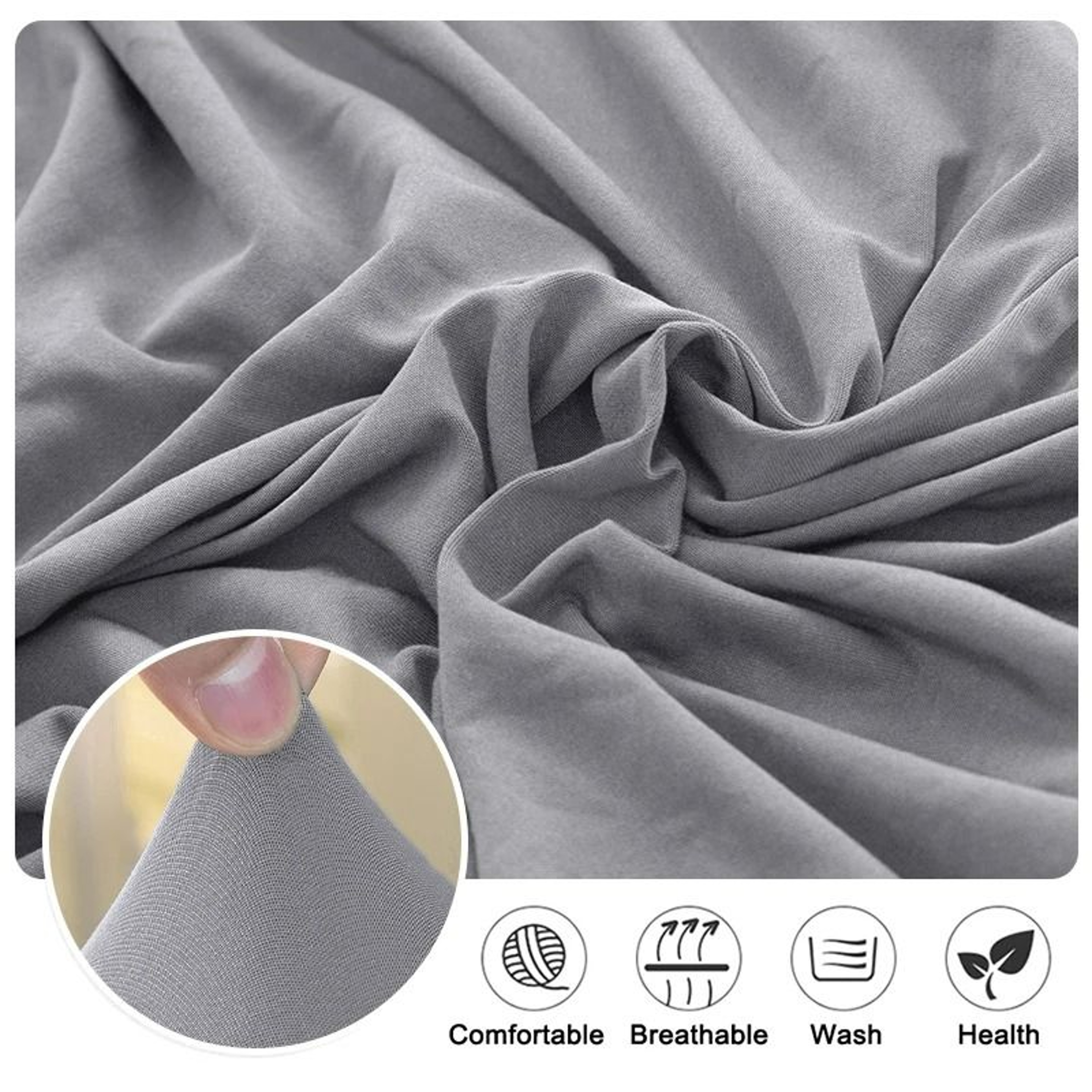 Real Waterproof Fabric Bar Chair Cover Stretch Short Back Slipcover 5