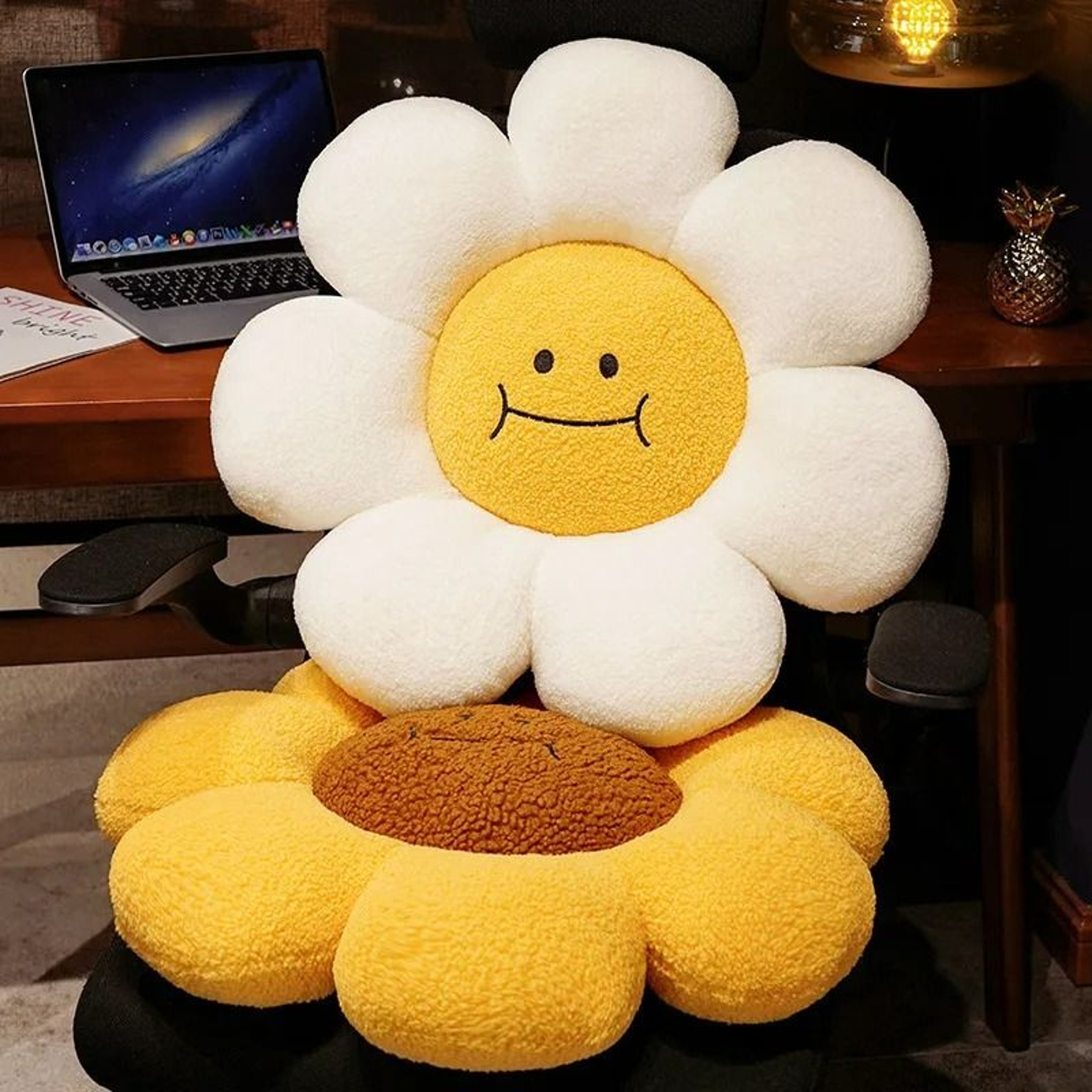 Sunflower Plush Daisy Flower Cushion Pillow 0
