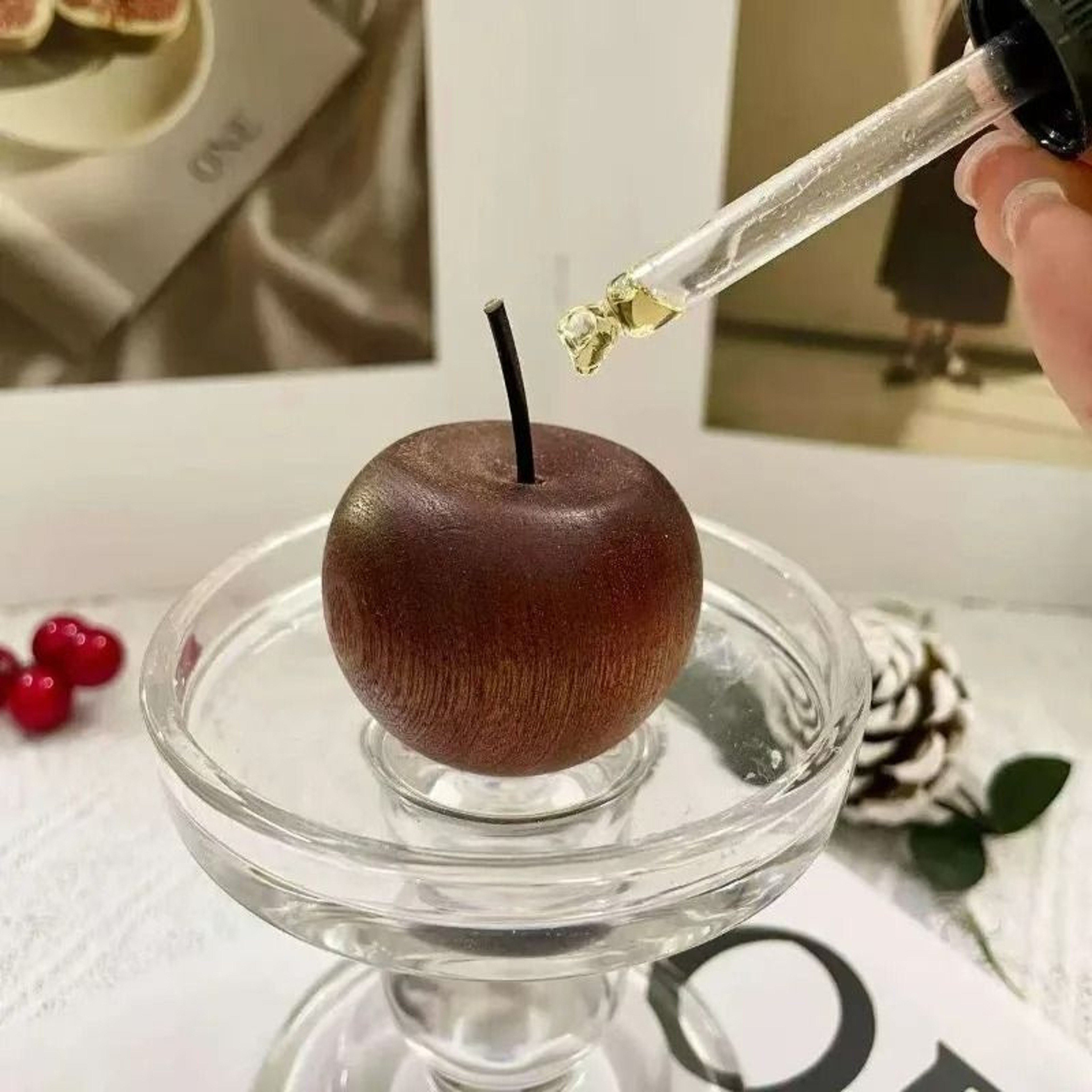 Mini Wooden Essential Oil Diffuser Car  Home Air Freshener 6