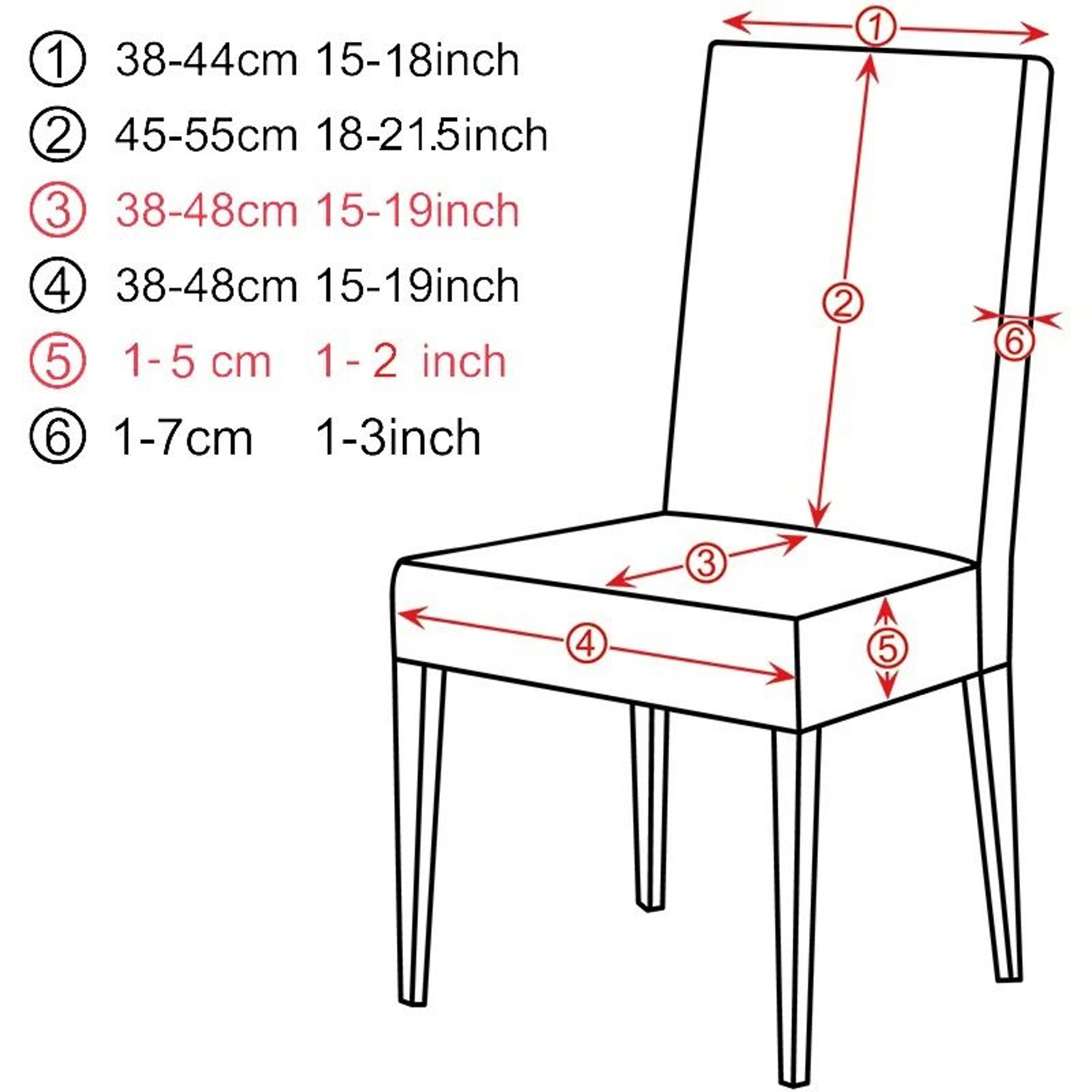 Universal Elastic Stretch Dining Chair Cover 2
