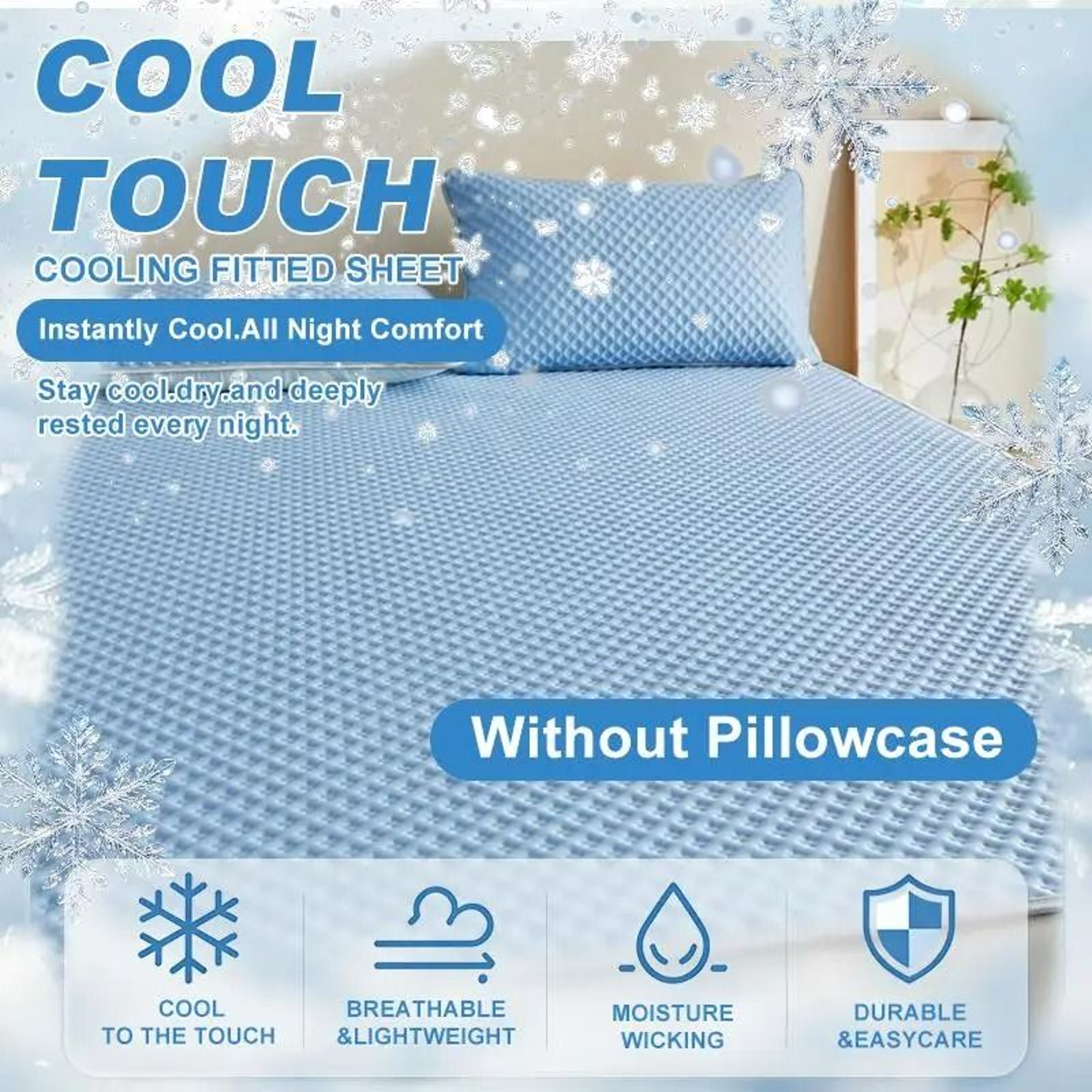 Breathable Cooling Silky Fiber Summer Mattress Pad 7