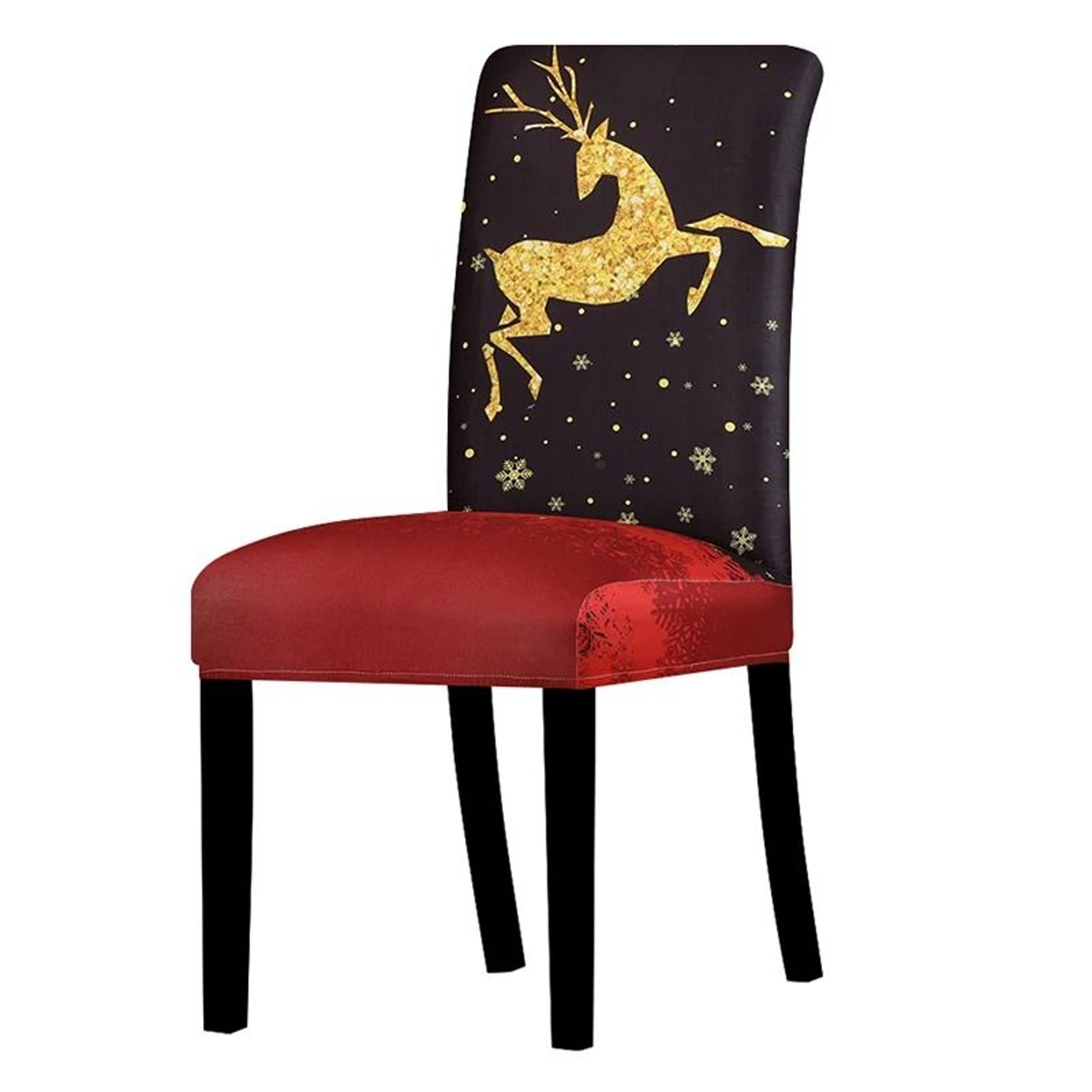 Christmas Holiday Dining Chair Seat Protector Cover 9
