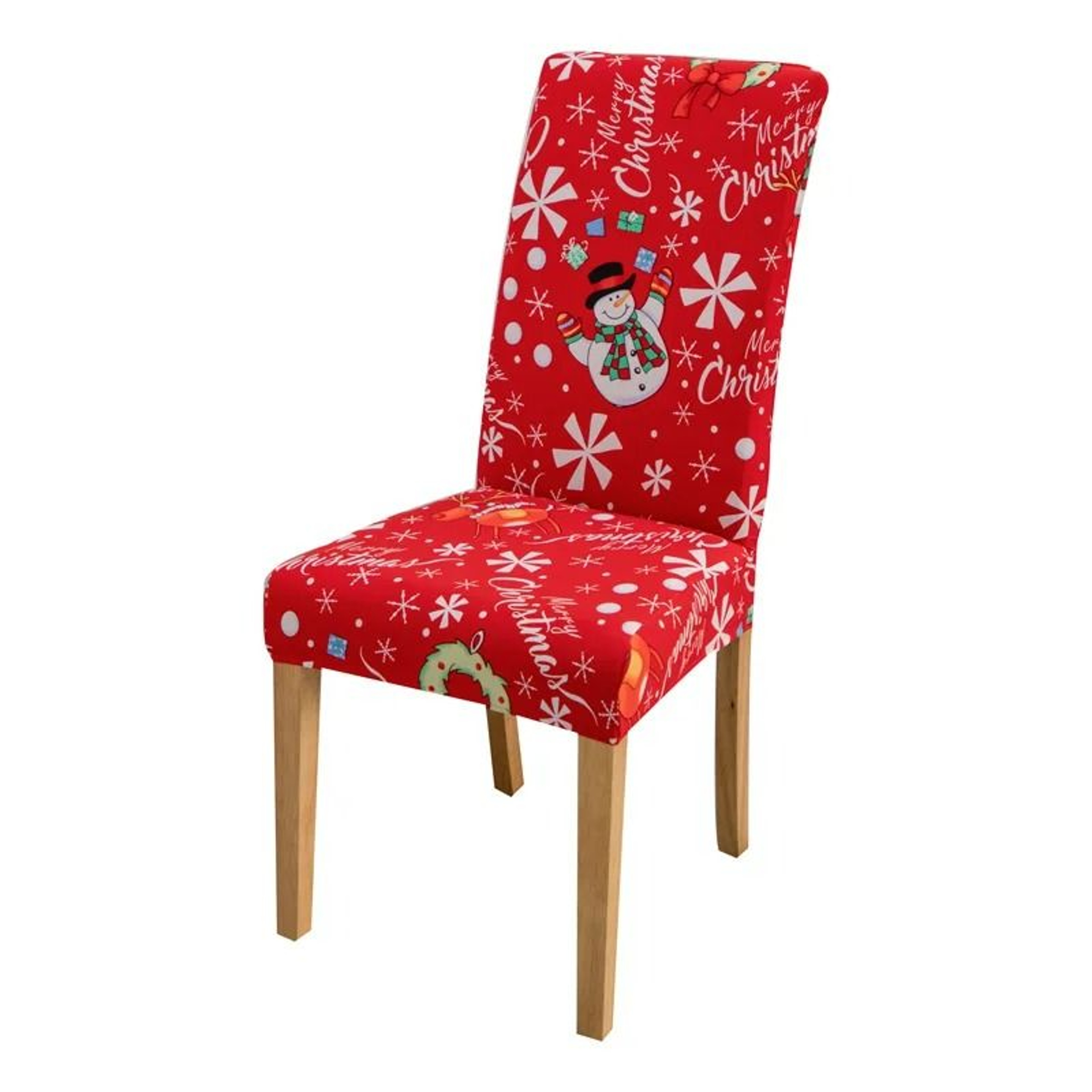 Christmas Holiday Dining Chair Seat Protector Cover 13