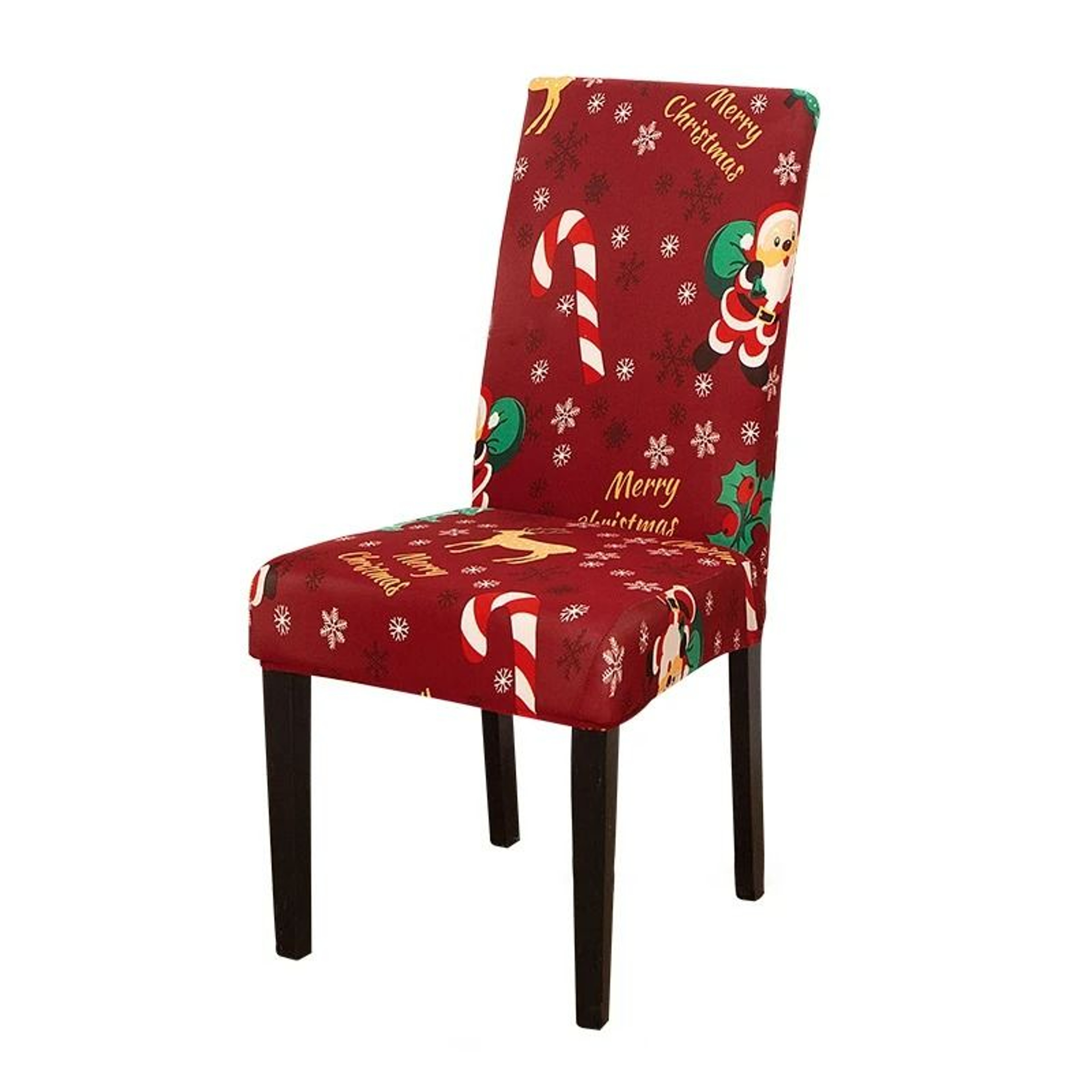 Christmas Holiday Dining Chair Seat Protector Cover 11