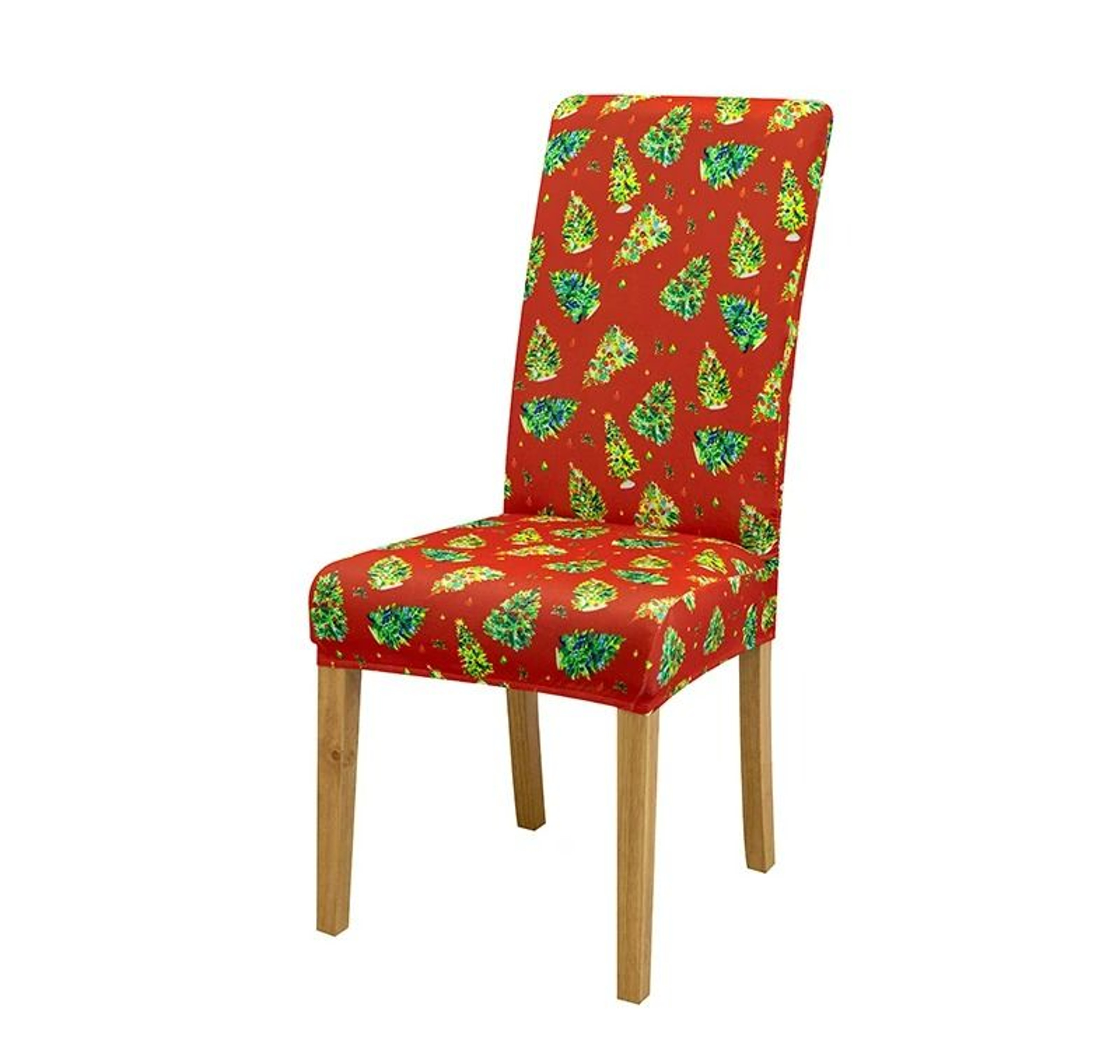 Christmas Holiday Dining Chair Seat Protector Cover 19