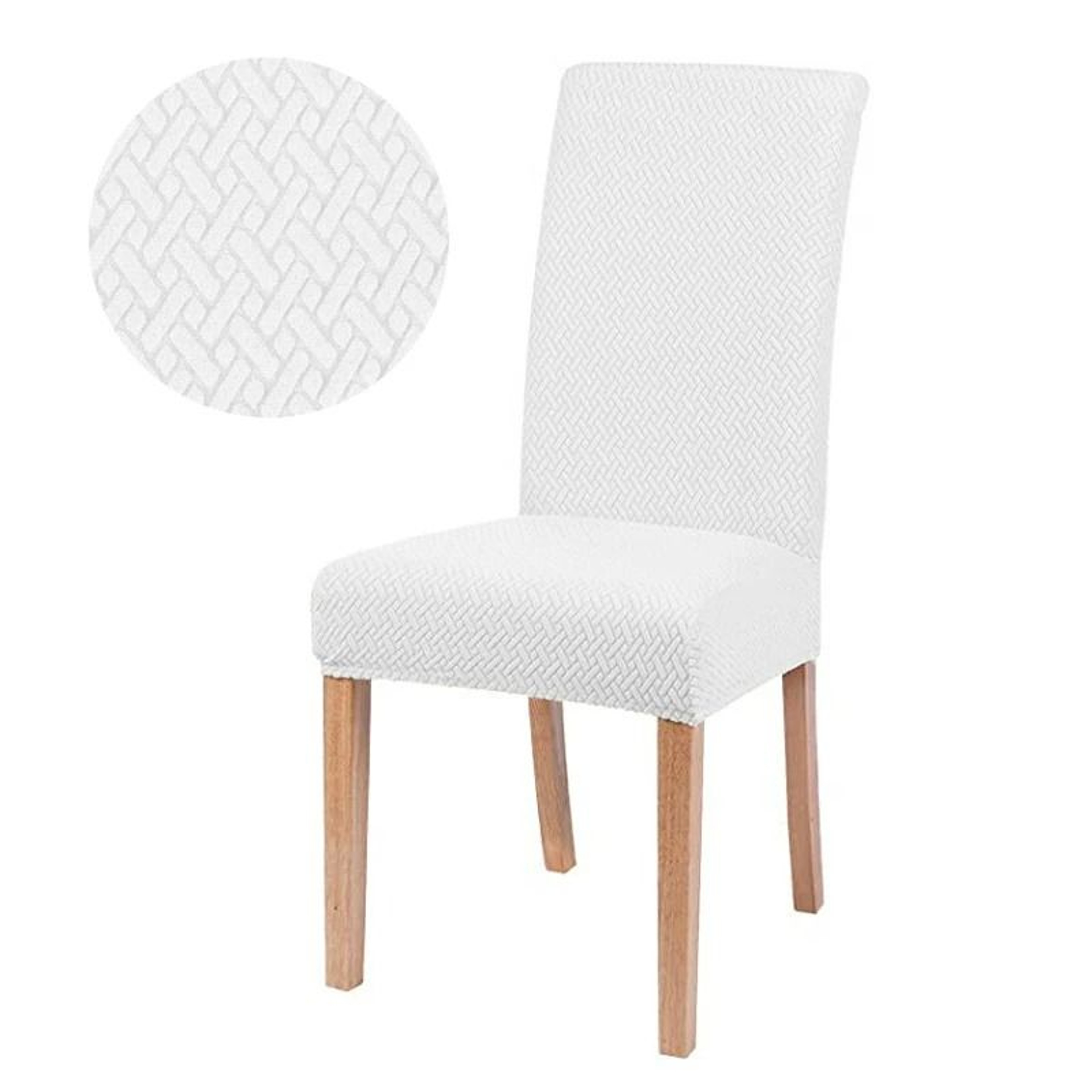 Polar Fleece Universal Stretch Dining Chair Cover 17