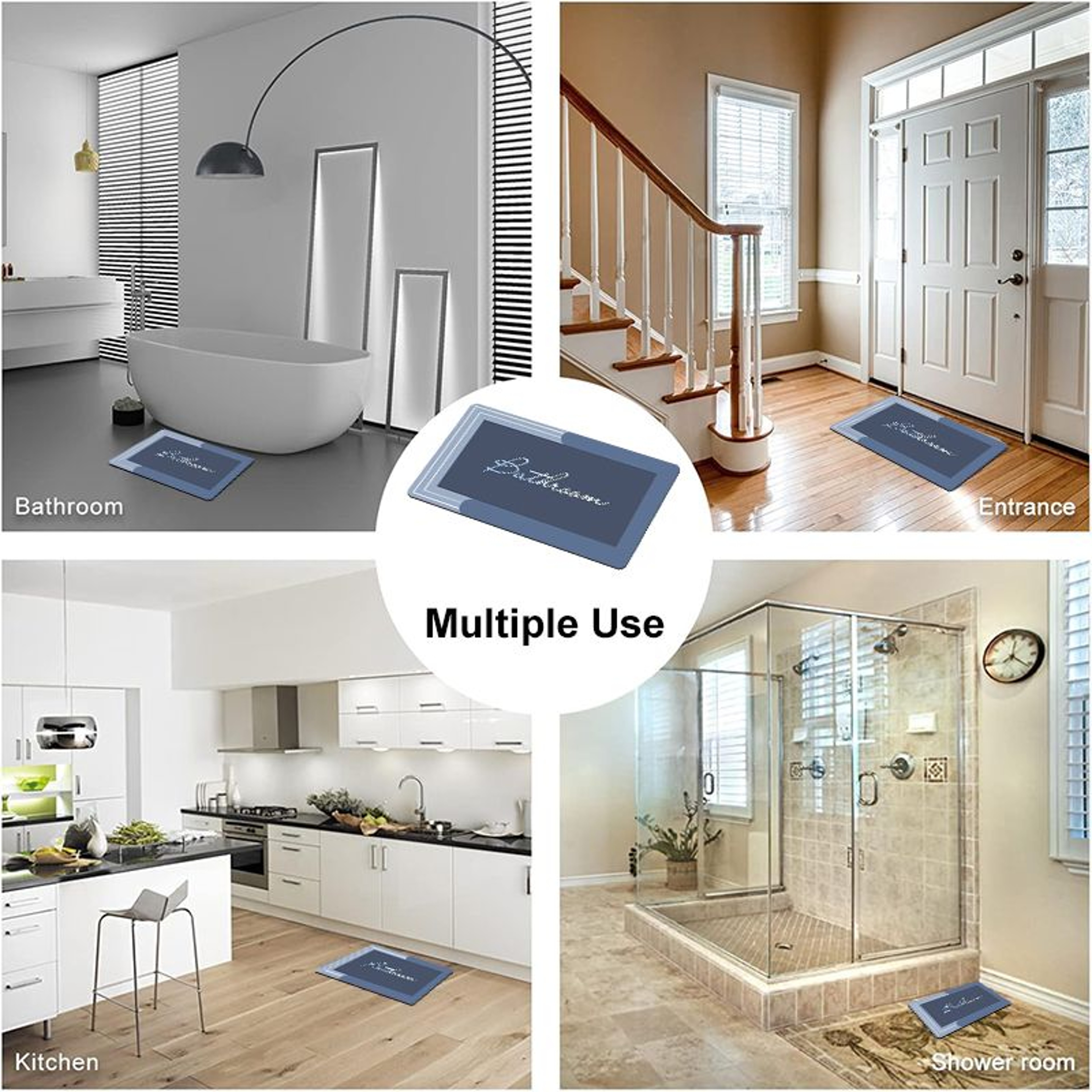 Simple Modern Diatomite Absorbent NonSlip Floor Mat 2