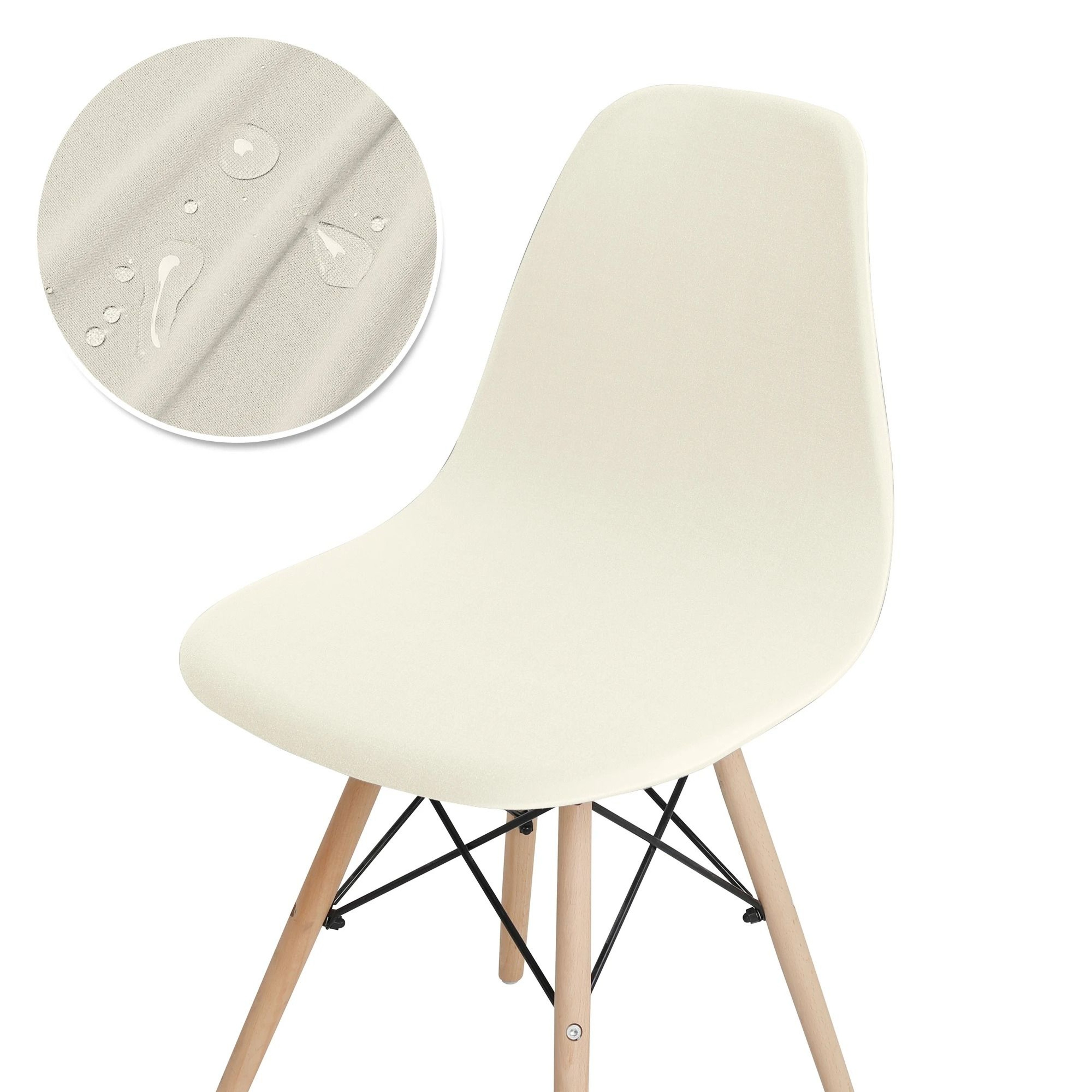 Waterproof Elastic ShortBack Shell Chair Cover 14