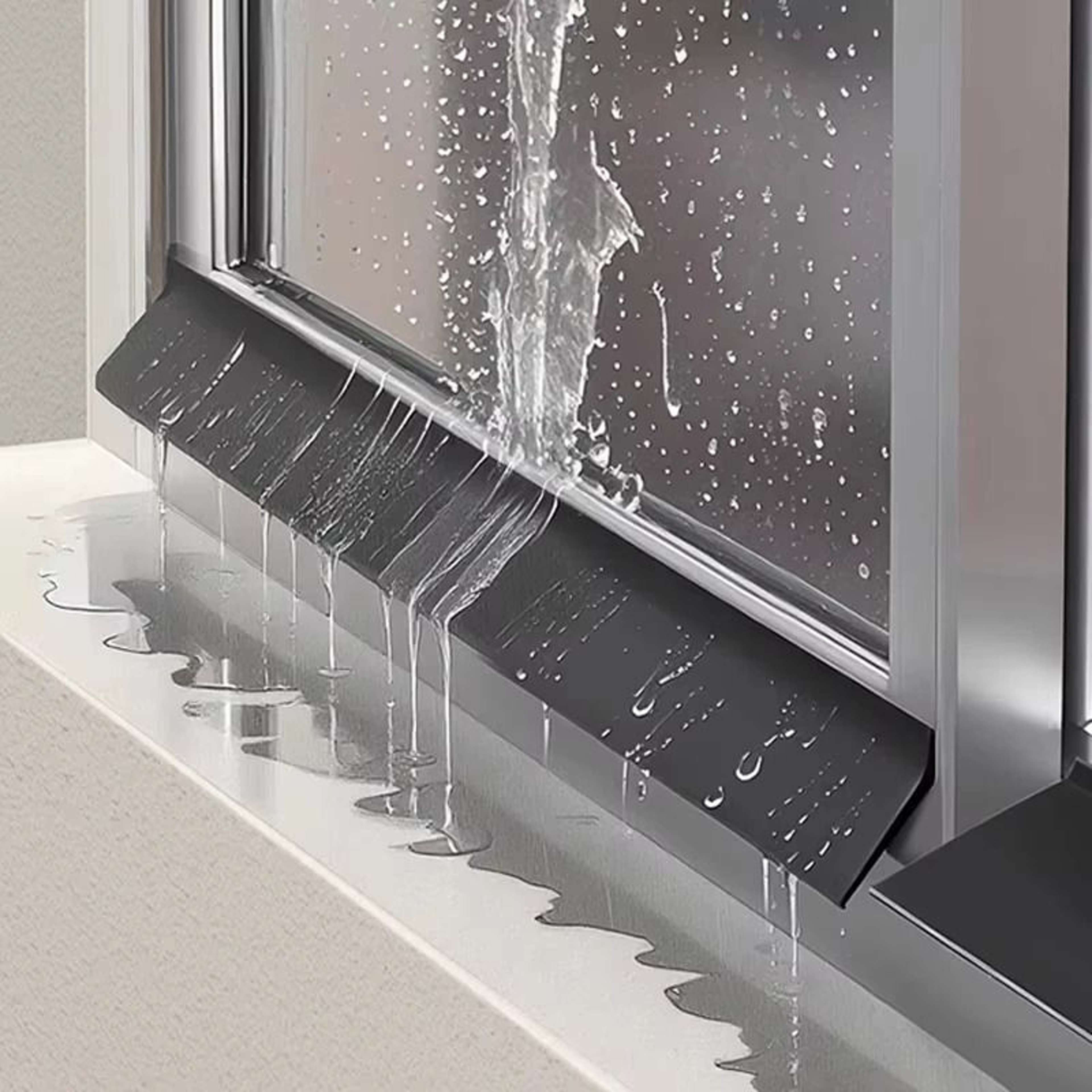 TPE Sliding Window Water Blocking  Weatherstripping Seal Bar 1