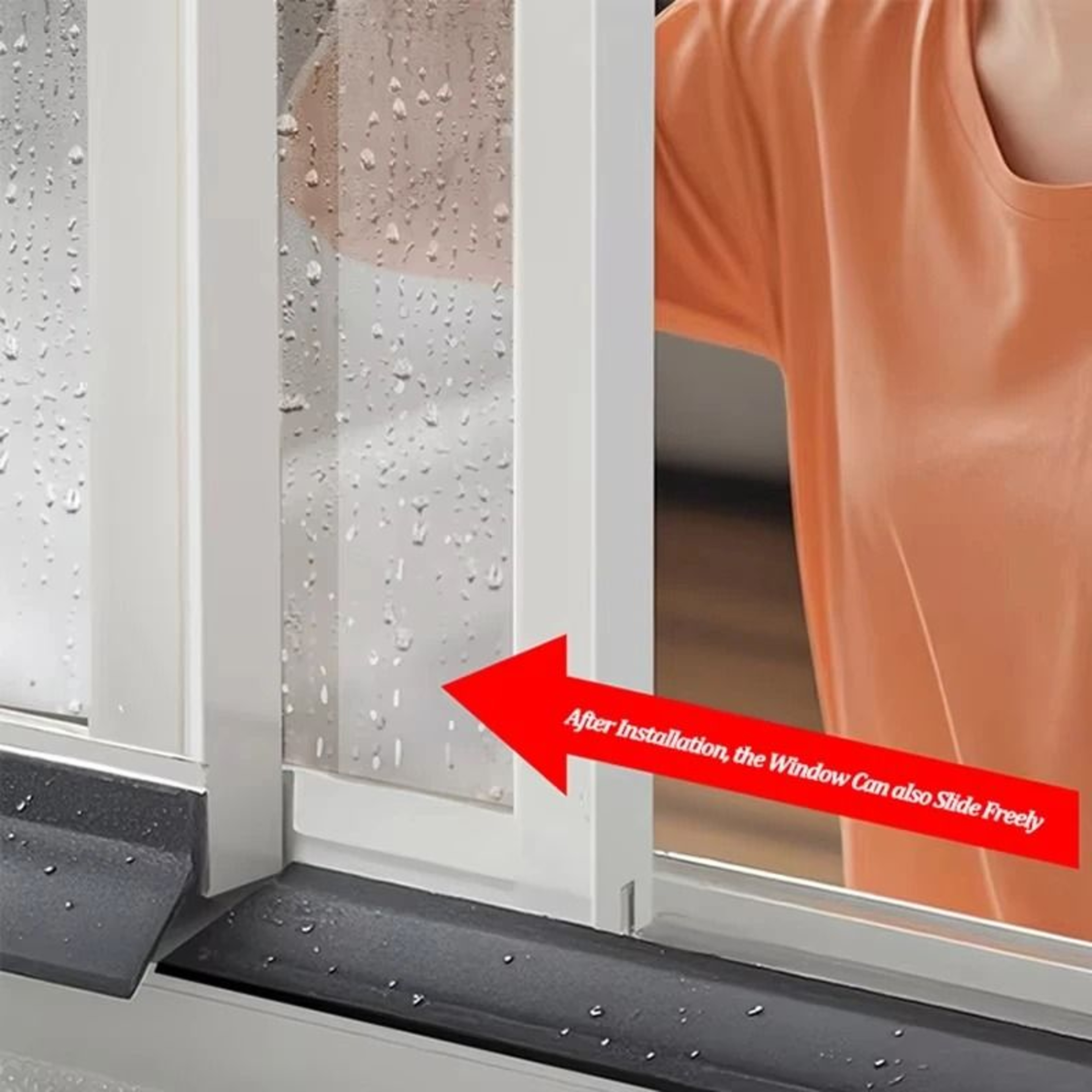 TPE Sliding Window Water Blocking  Weatherstripping Seal Bar 3