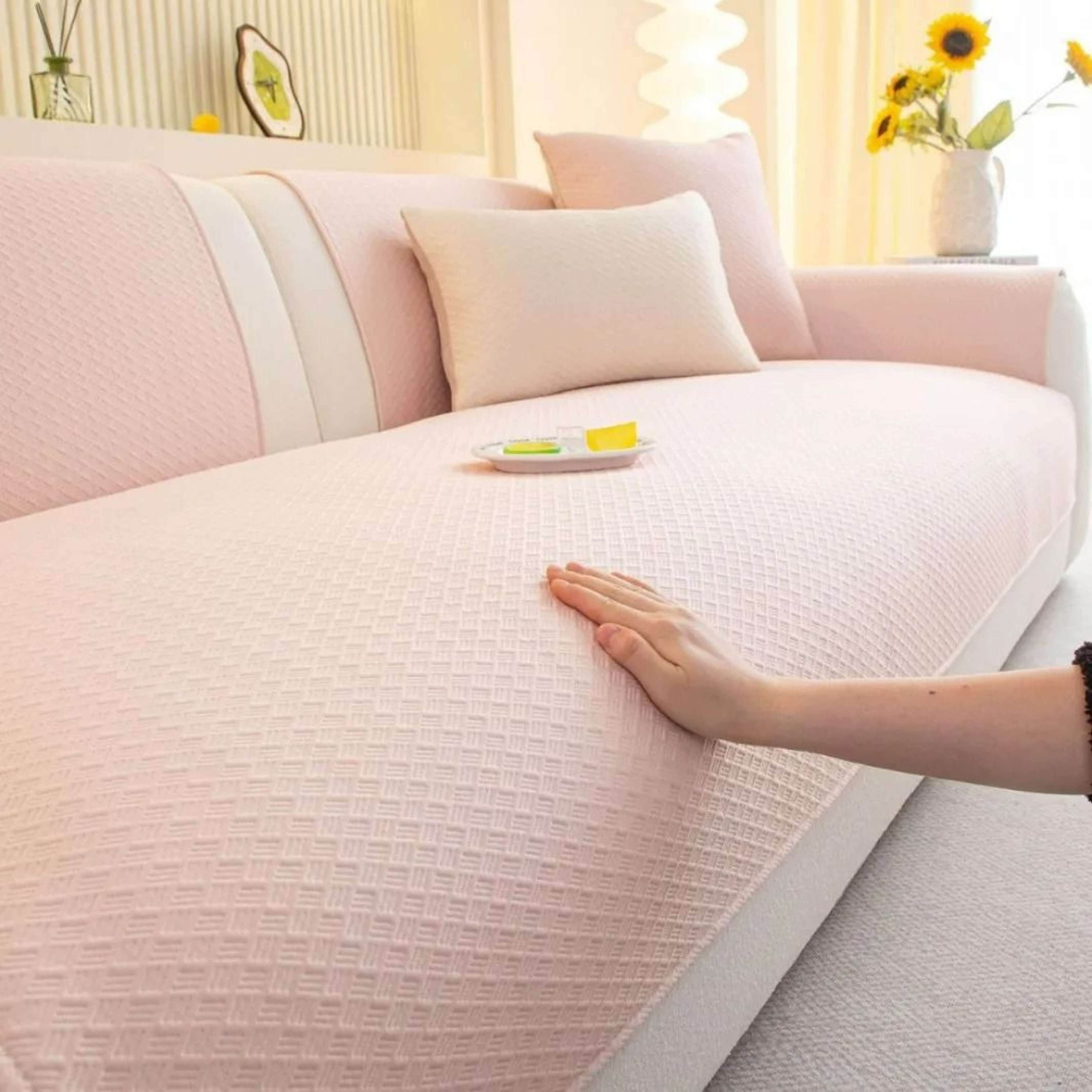 Summer Cooling Ice Silk Sofa Cover  Couch Pad 2