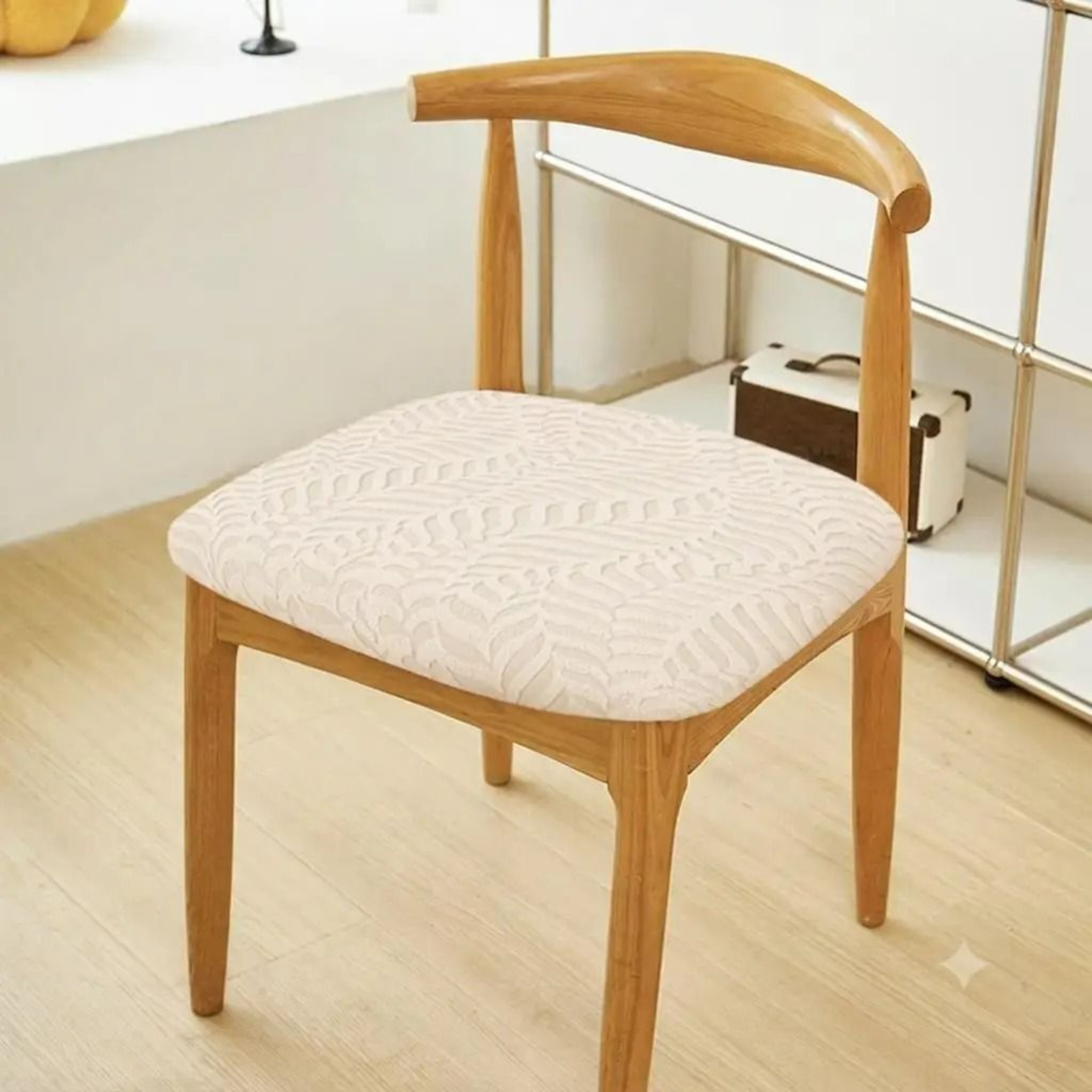 New Jacquard Elastic Universal Dining Chair Cover 7