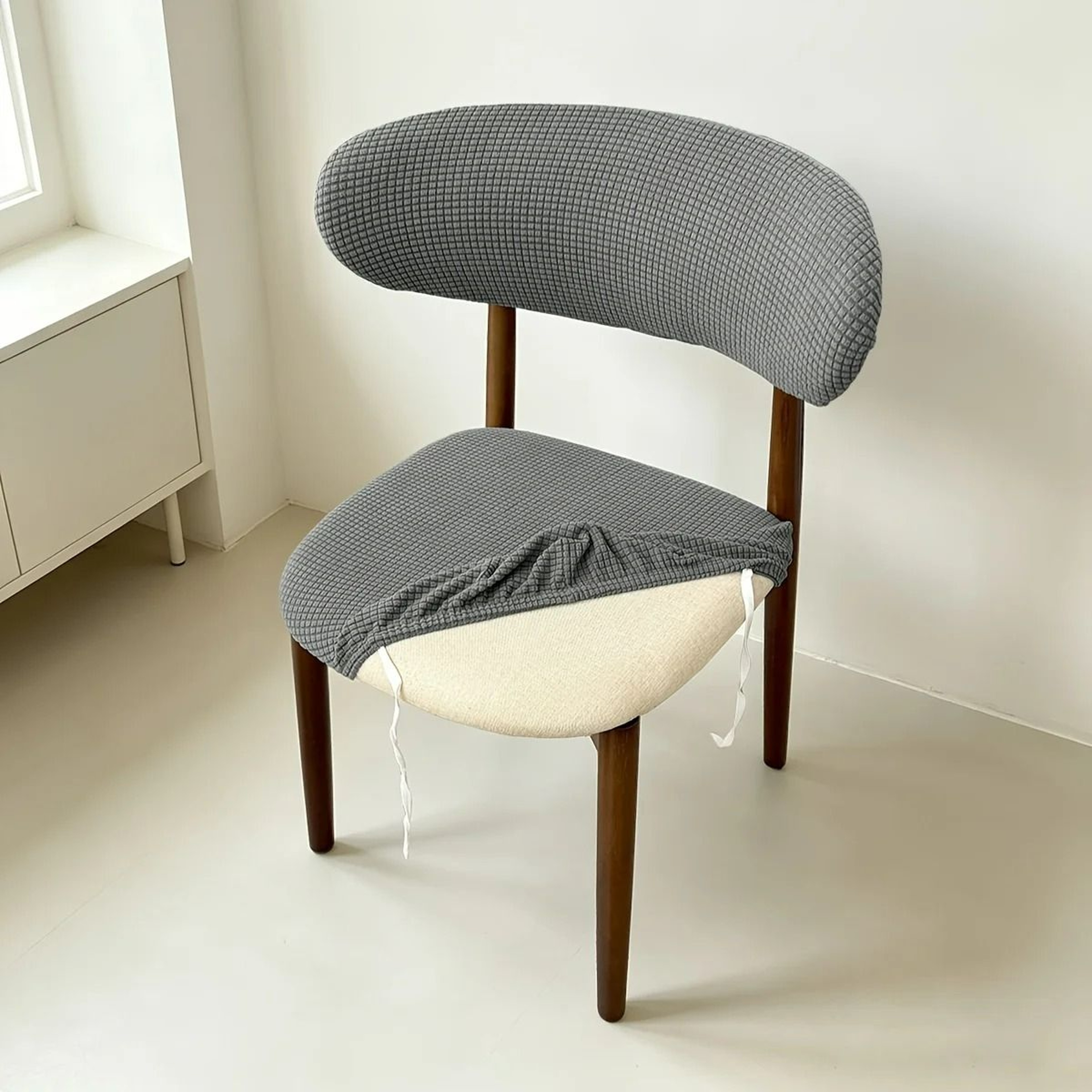 CShaped Backrest Split Chair Cover Set 0